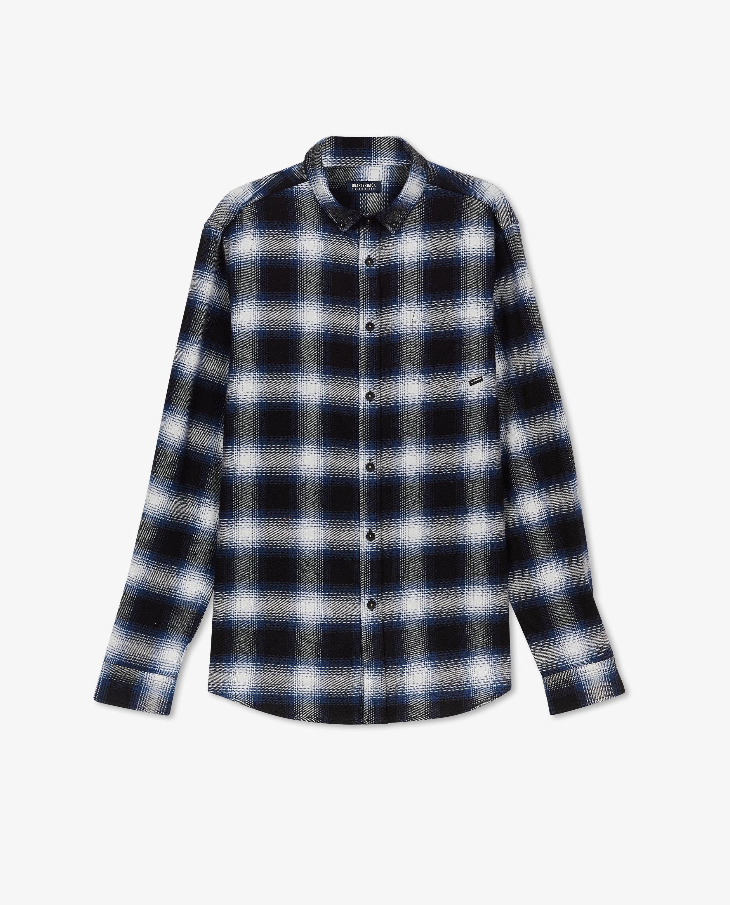 Chemise en flanelle à carreaux - null - Quarterback