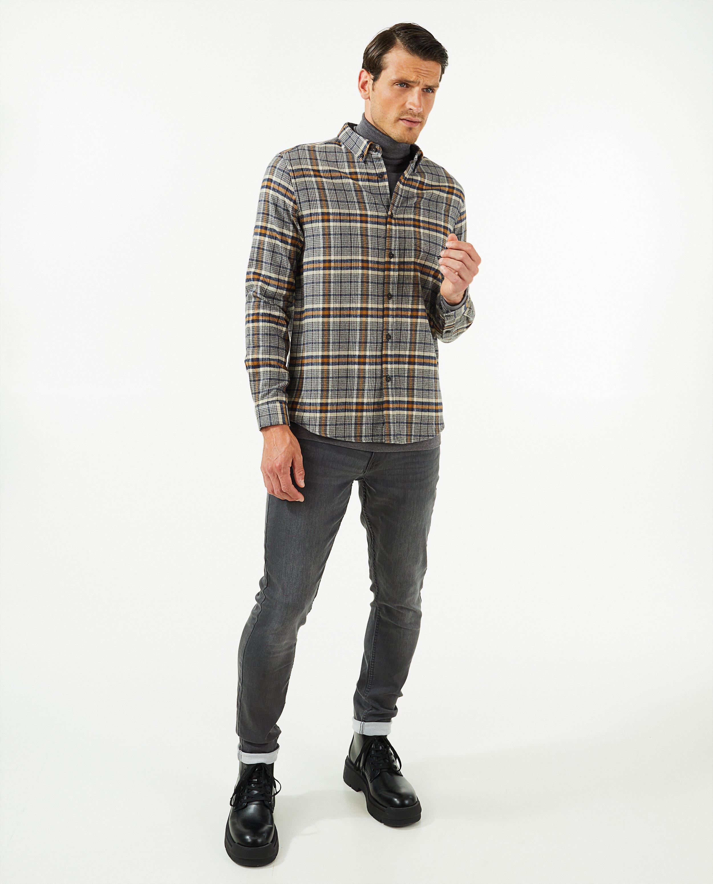 Chemise en flanelle à carreaux - null - Quarterback