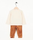 Pyjamas - Pyjama brun à imprimé à ours