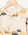 Pyjamas - Pyjama écru à imprimé à ours