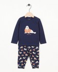 Blauwe pyjama met print - null - Cuddles and Smiles
