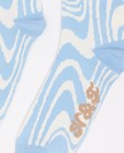 Chaussettes - Chaussettes bleues à imprimé swirl