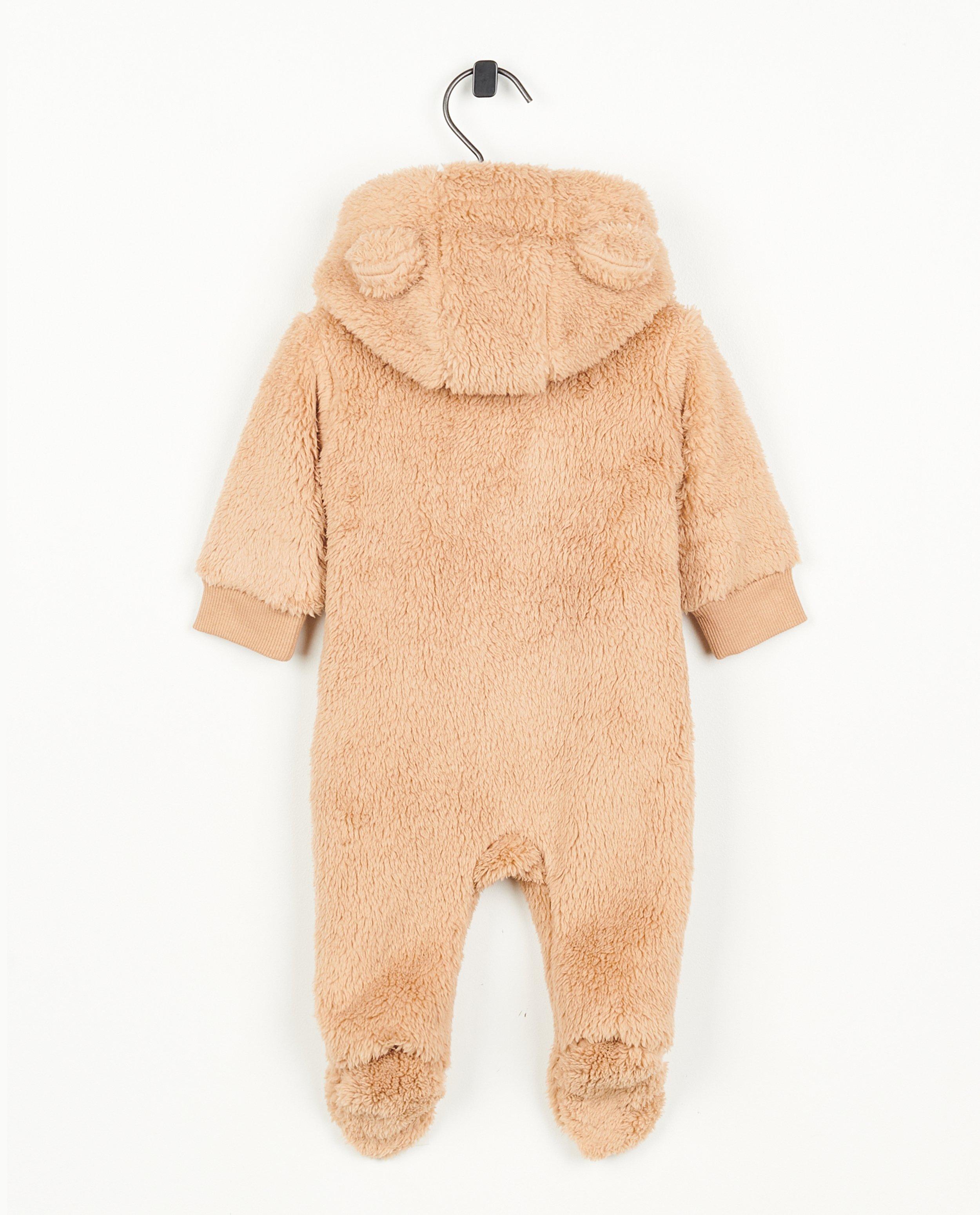Combinaisons - Combinaison ourson beige en peluche
