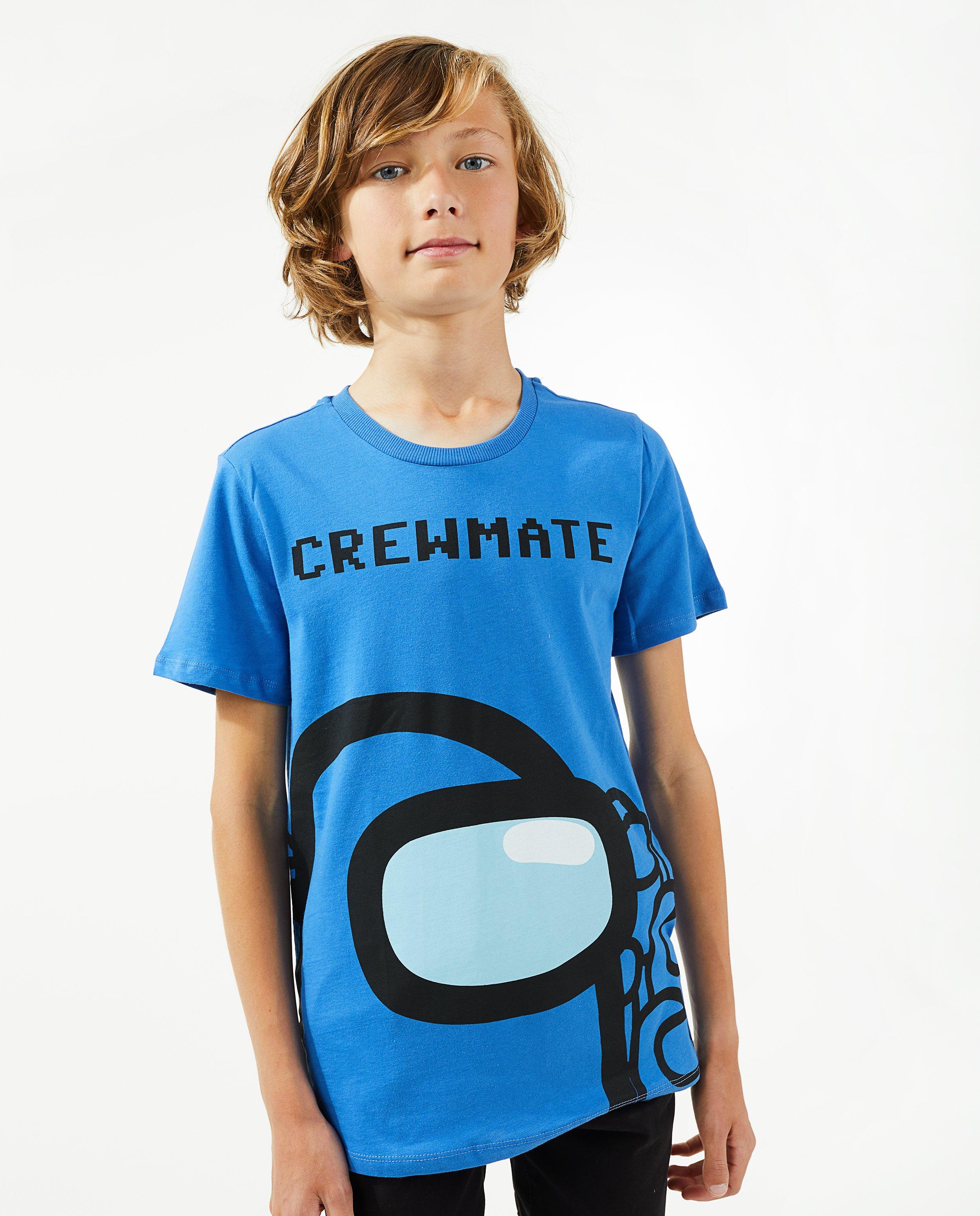 T-shirts - Zwart T-shirt Among us