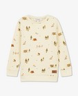 Sweaters - Ecru sweater met print