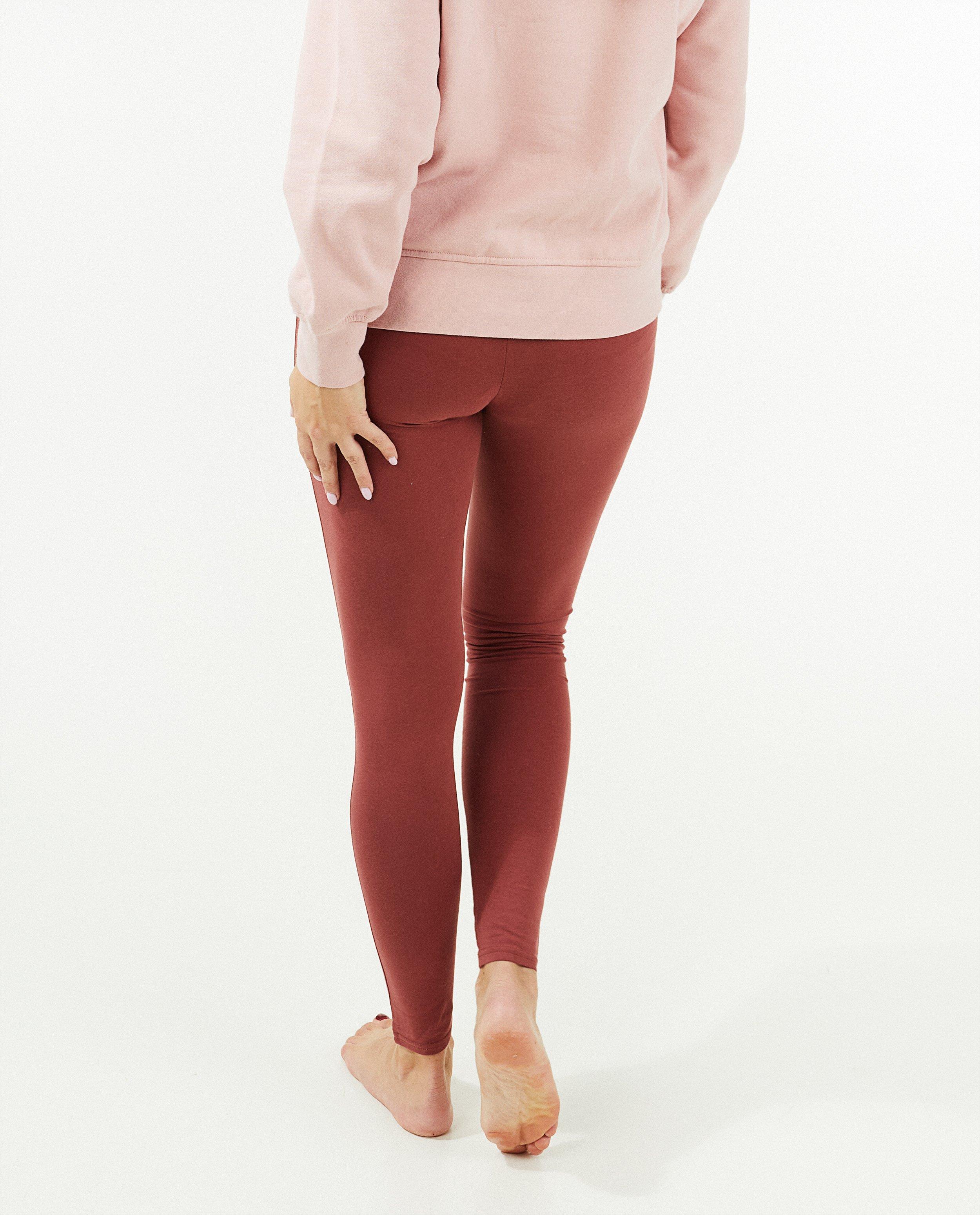 Broeken - Donkerroze legging