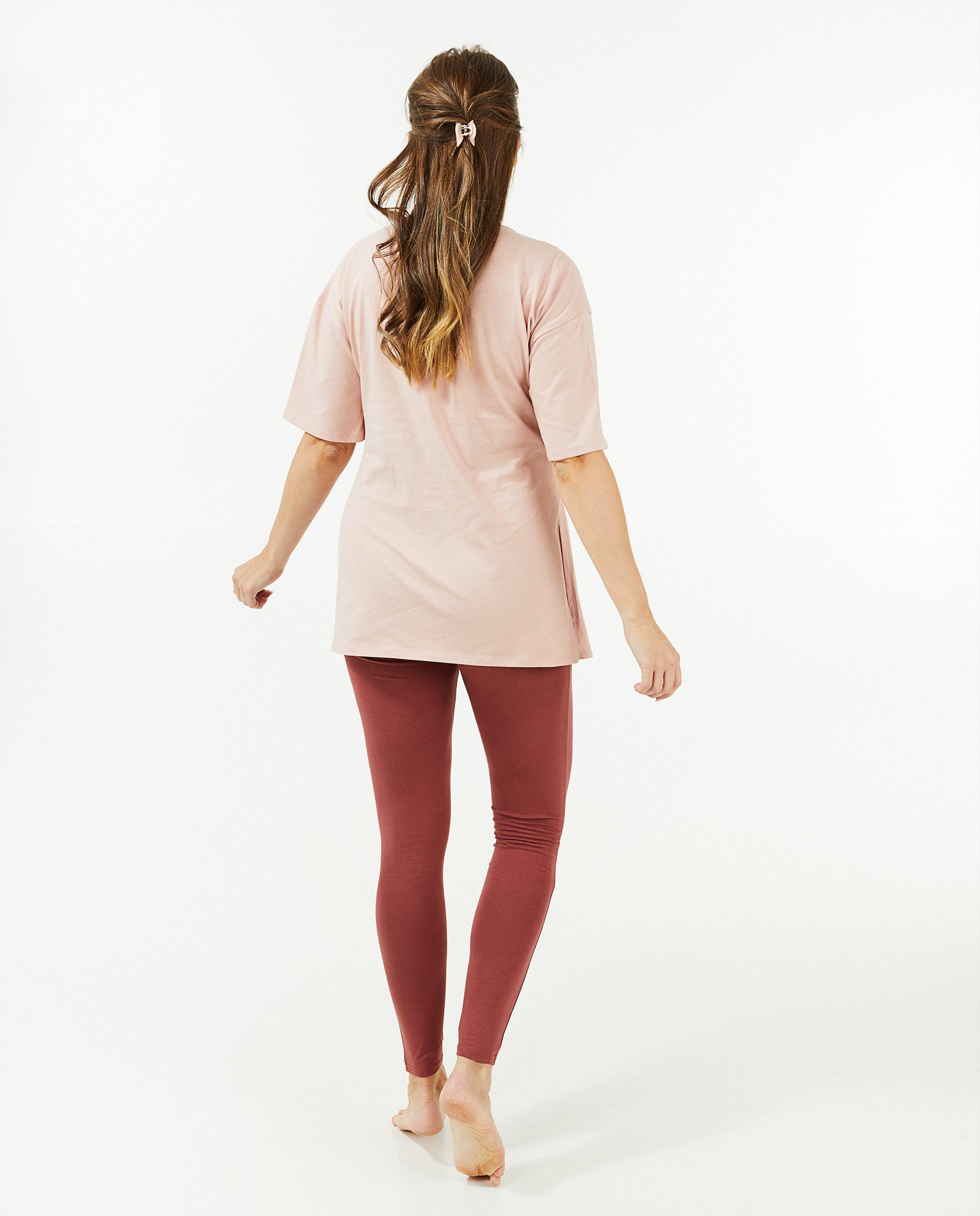 T-shirts - Roze T-shirt met opschrift