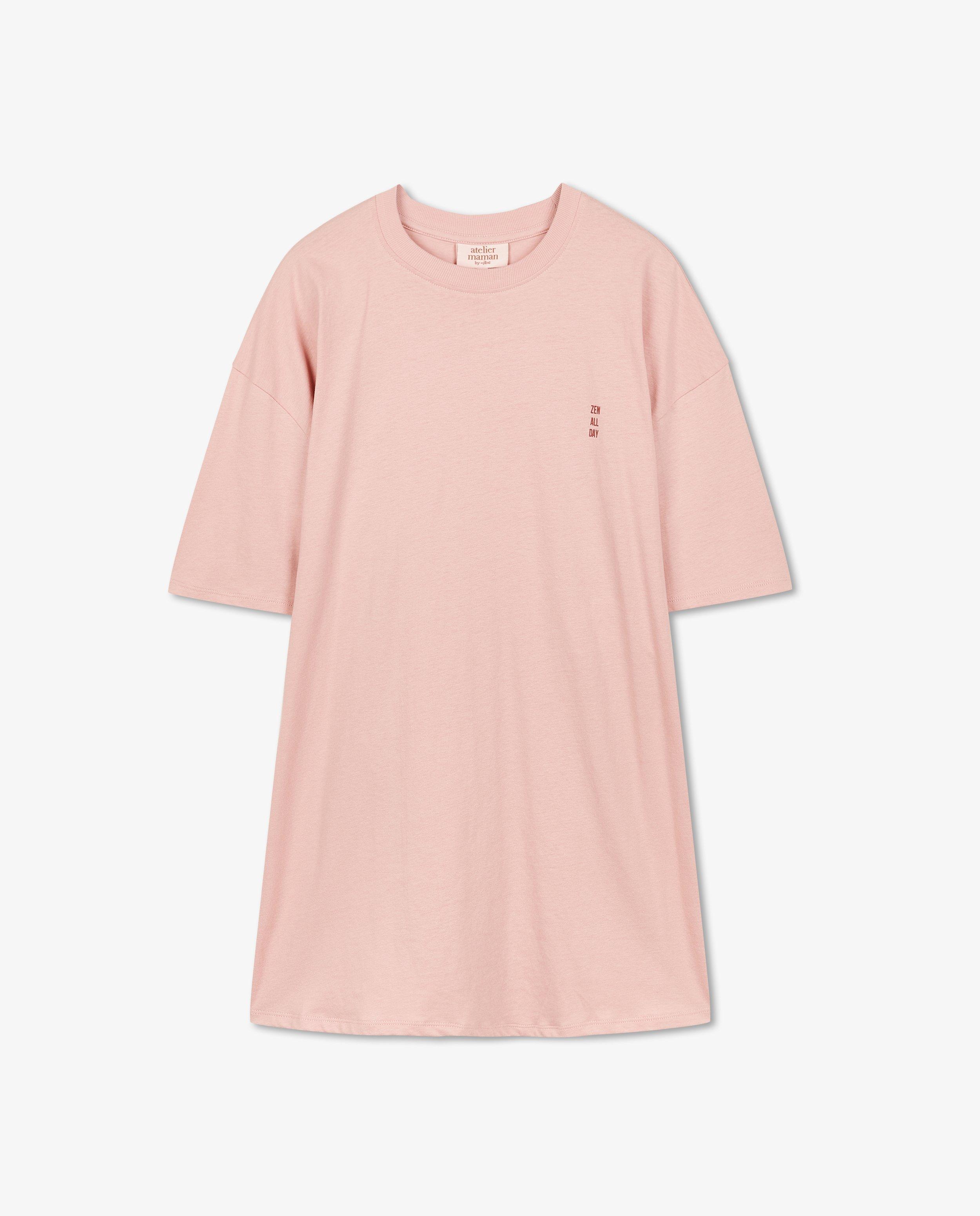 T-shirts - Roze T-shirt met opschrift