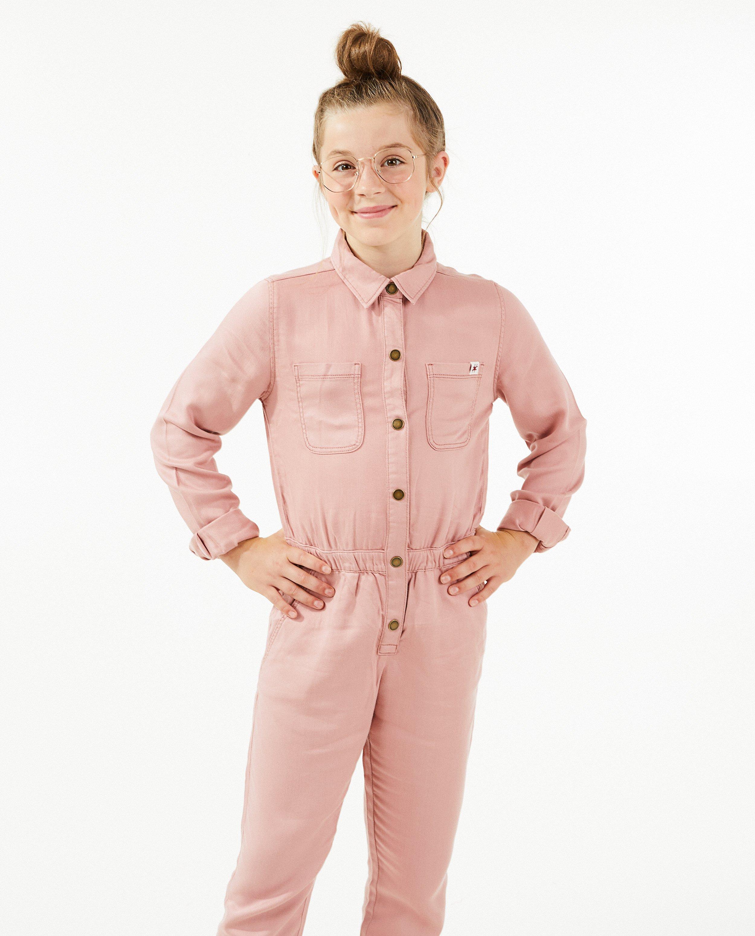 Roze jumpsuit met drukknopen - null - Like Me