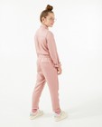Jumpsuit - Roze jumpsuit met drukknopen