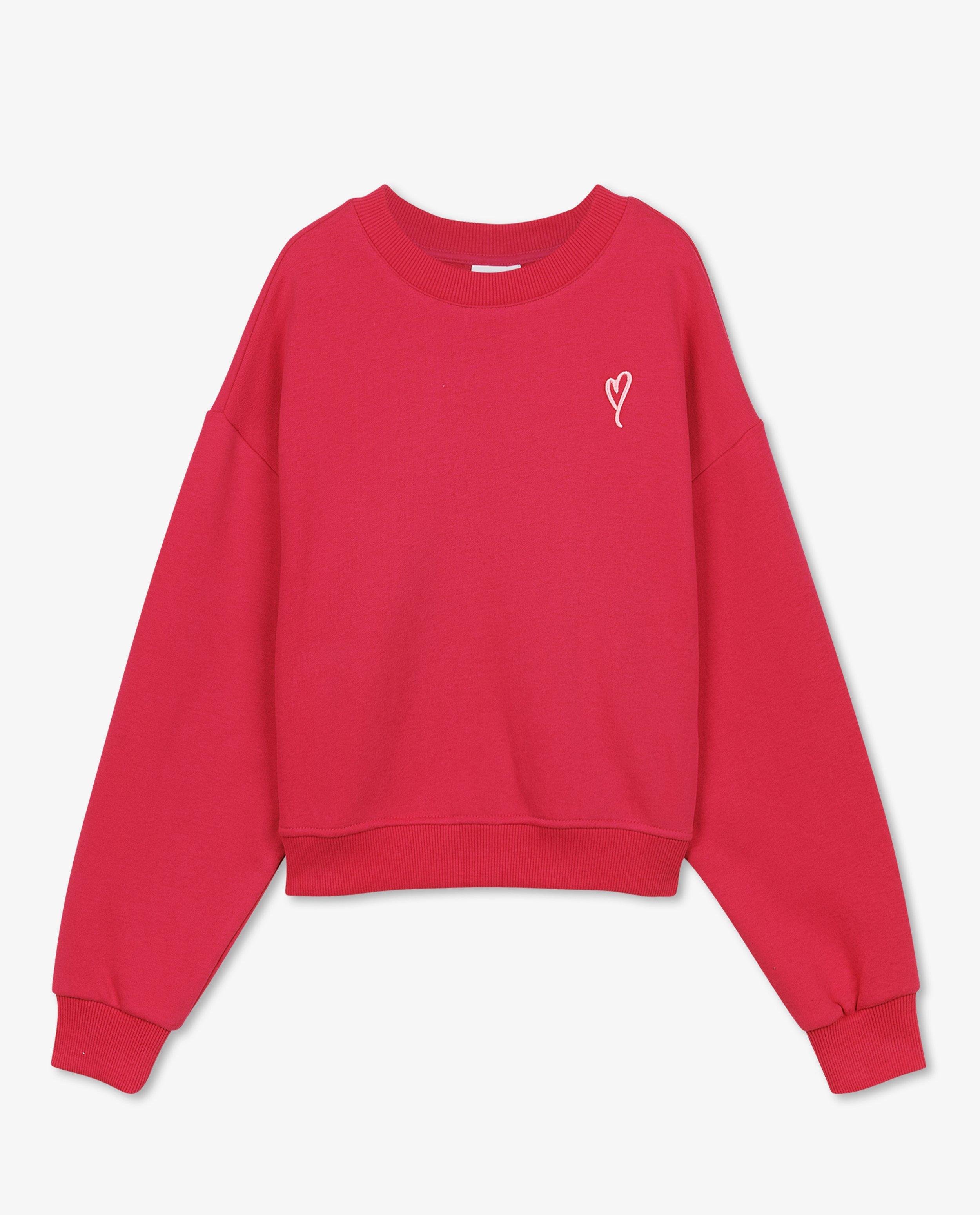 Sweats - Sweat fuchsia &agrave; inscription