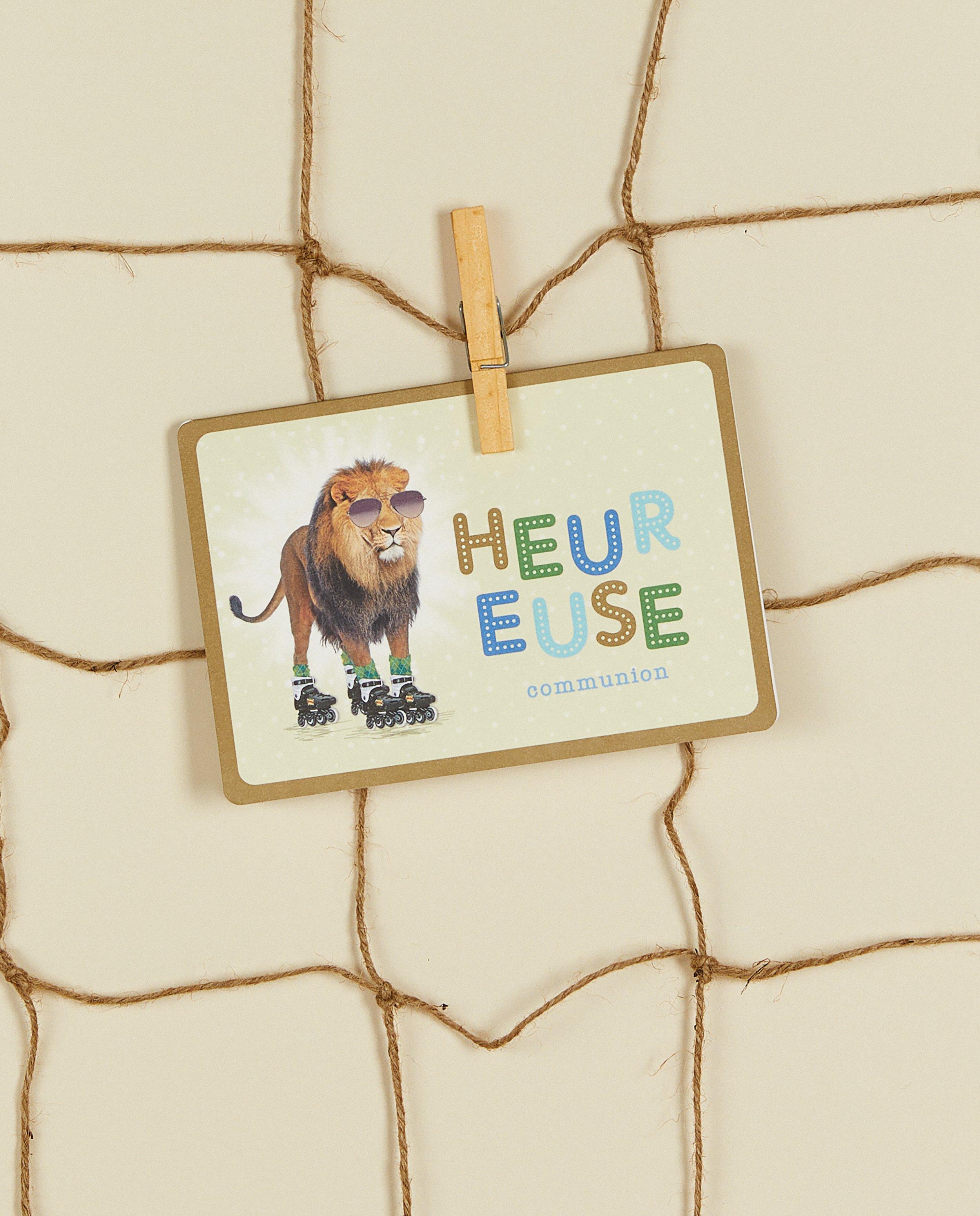 Carte de vœux communion Enfant terrible - null - JBC