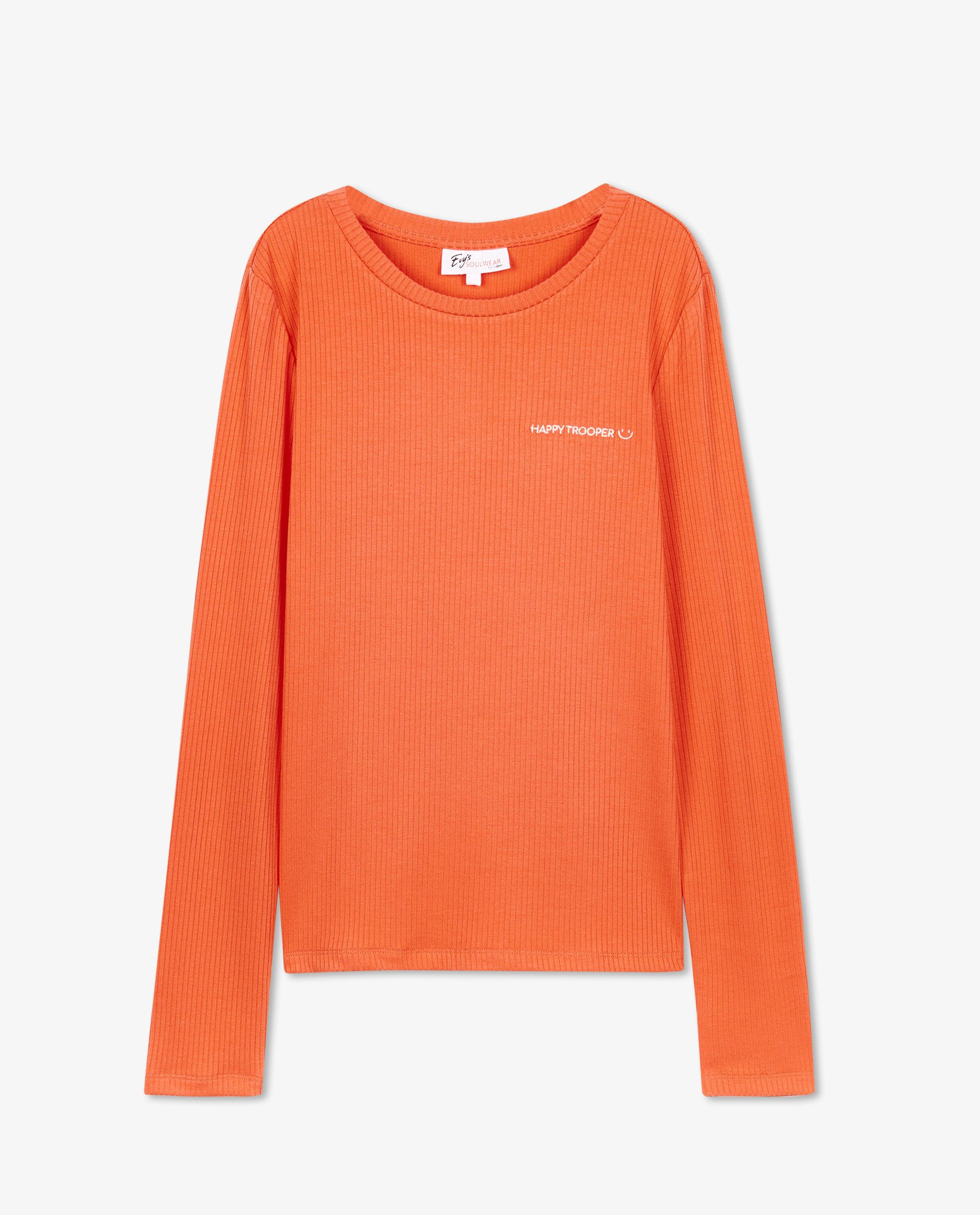 T-shirts - Longsleeve met rib