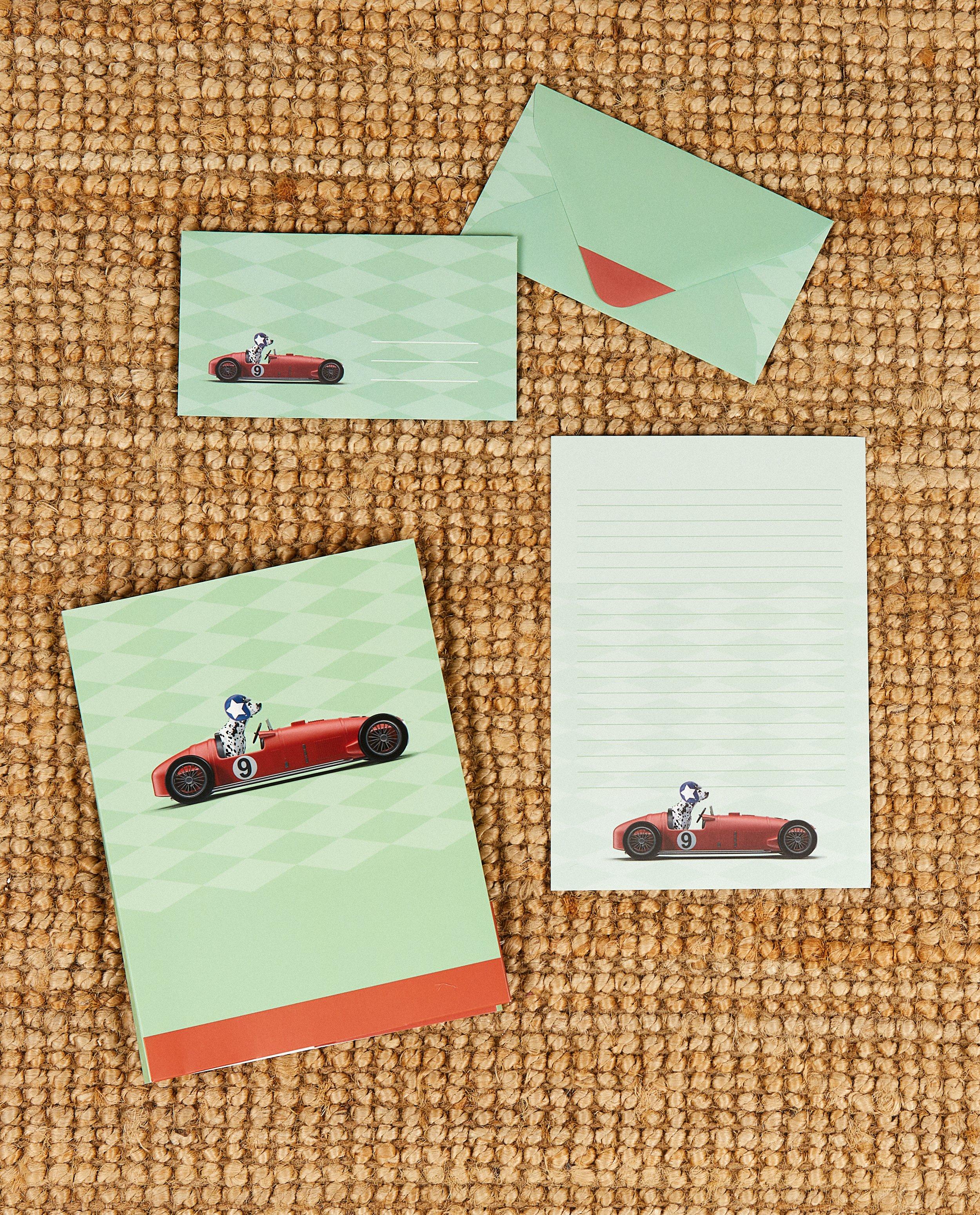 Papier à lettres voiture de course Enfant Terrible - null - JBC