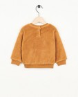 Sweaters - Bruine sweater van teddy