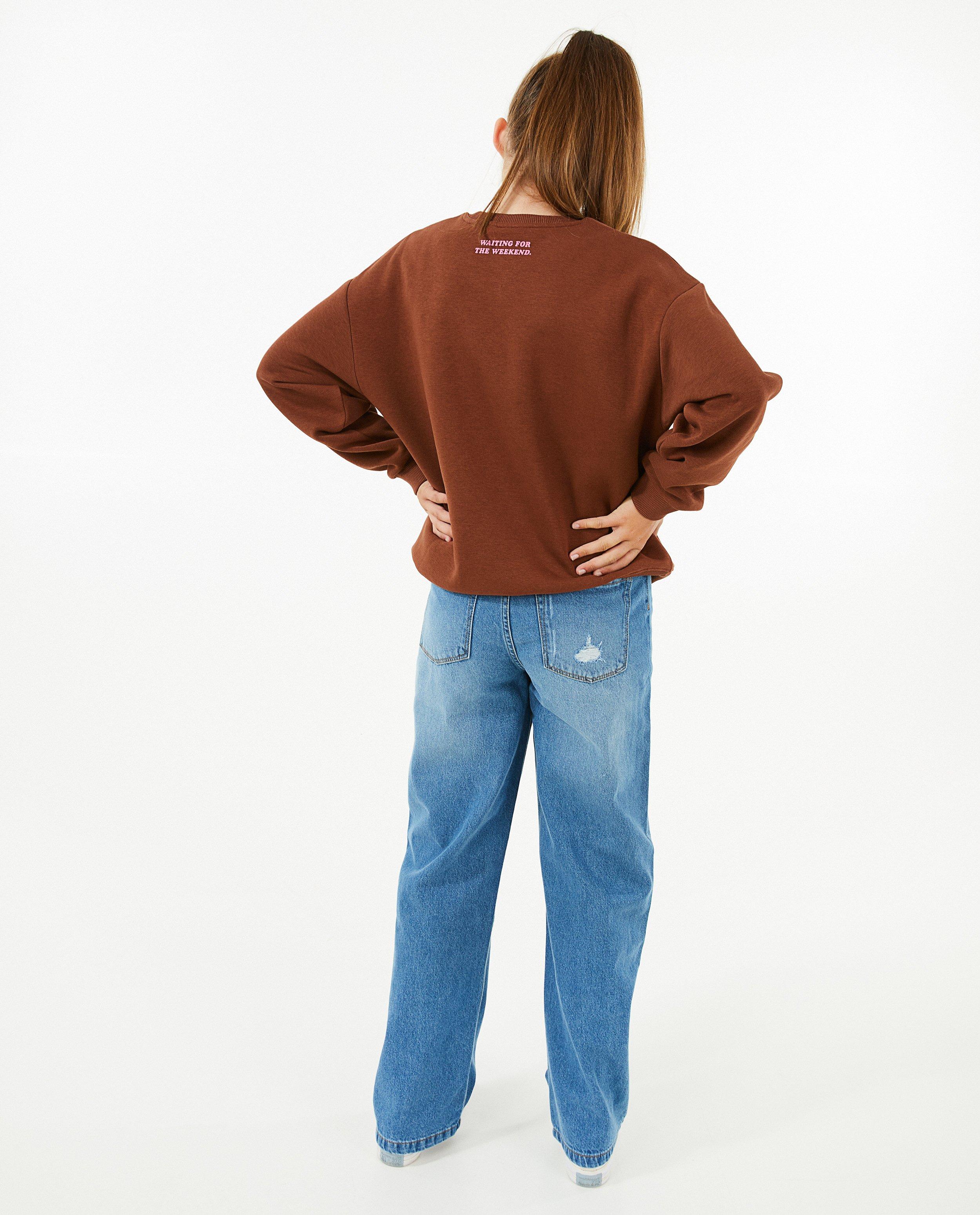 Jeans - Blauwe jeans, flared fit