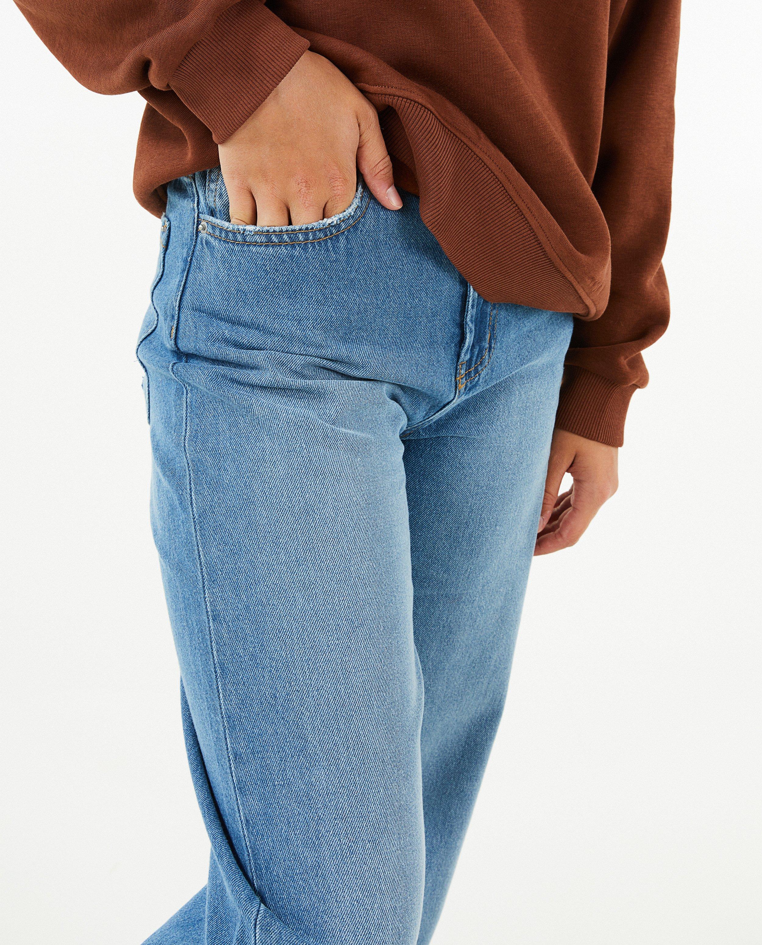 Jeans - Blauwe jeans, flared fit
