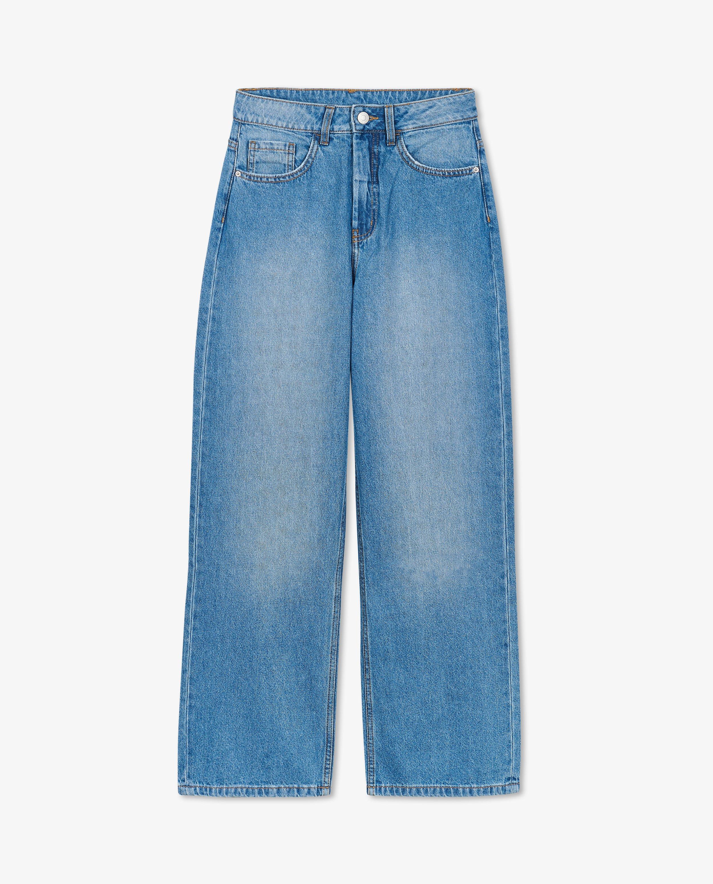 Jeans - Blauwe jeans, flared fit