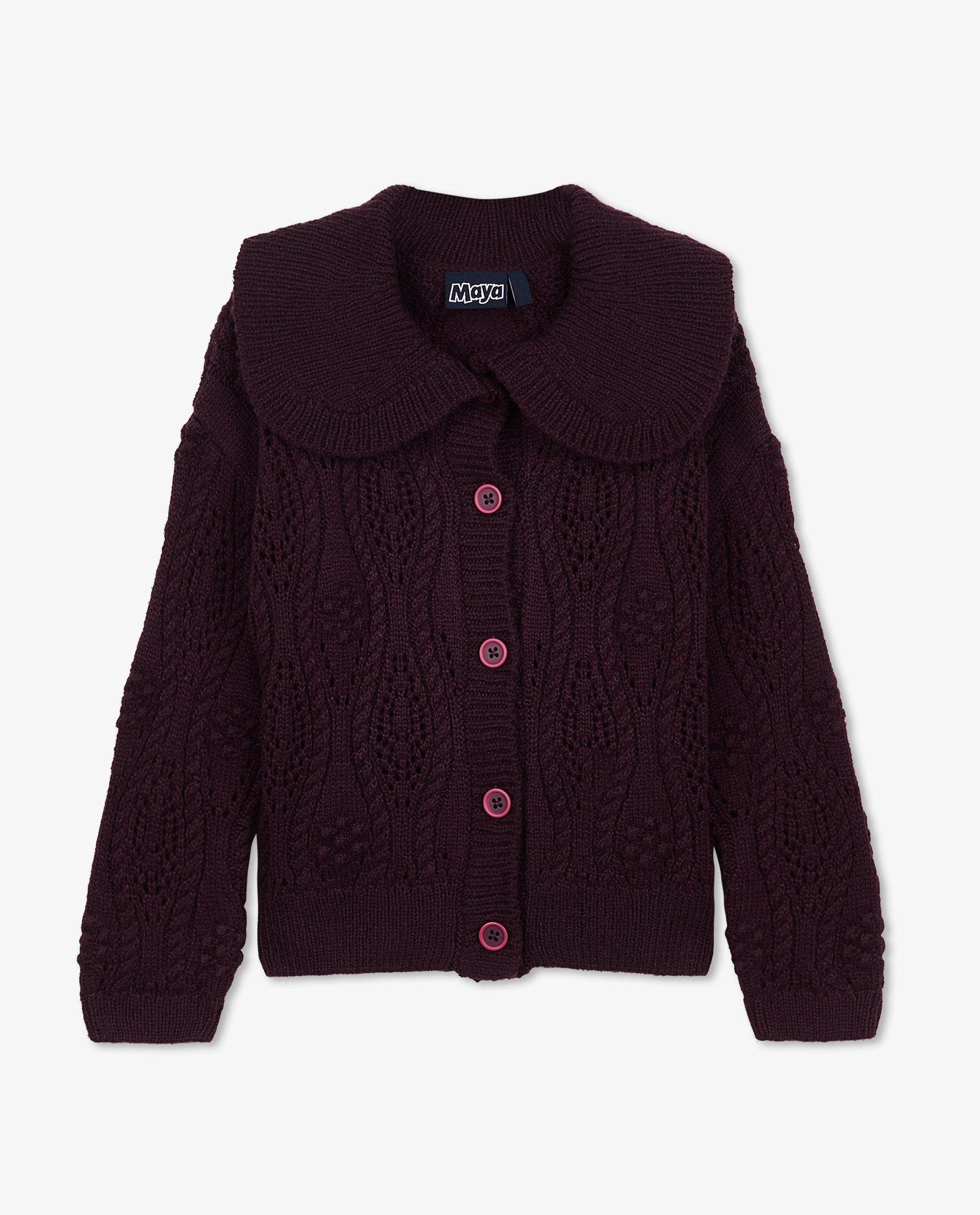 Cardigan - Paarse cardigan