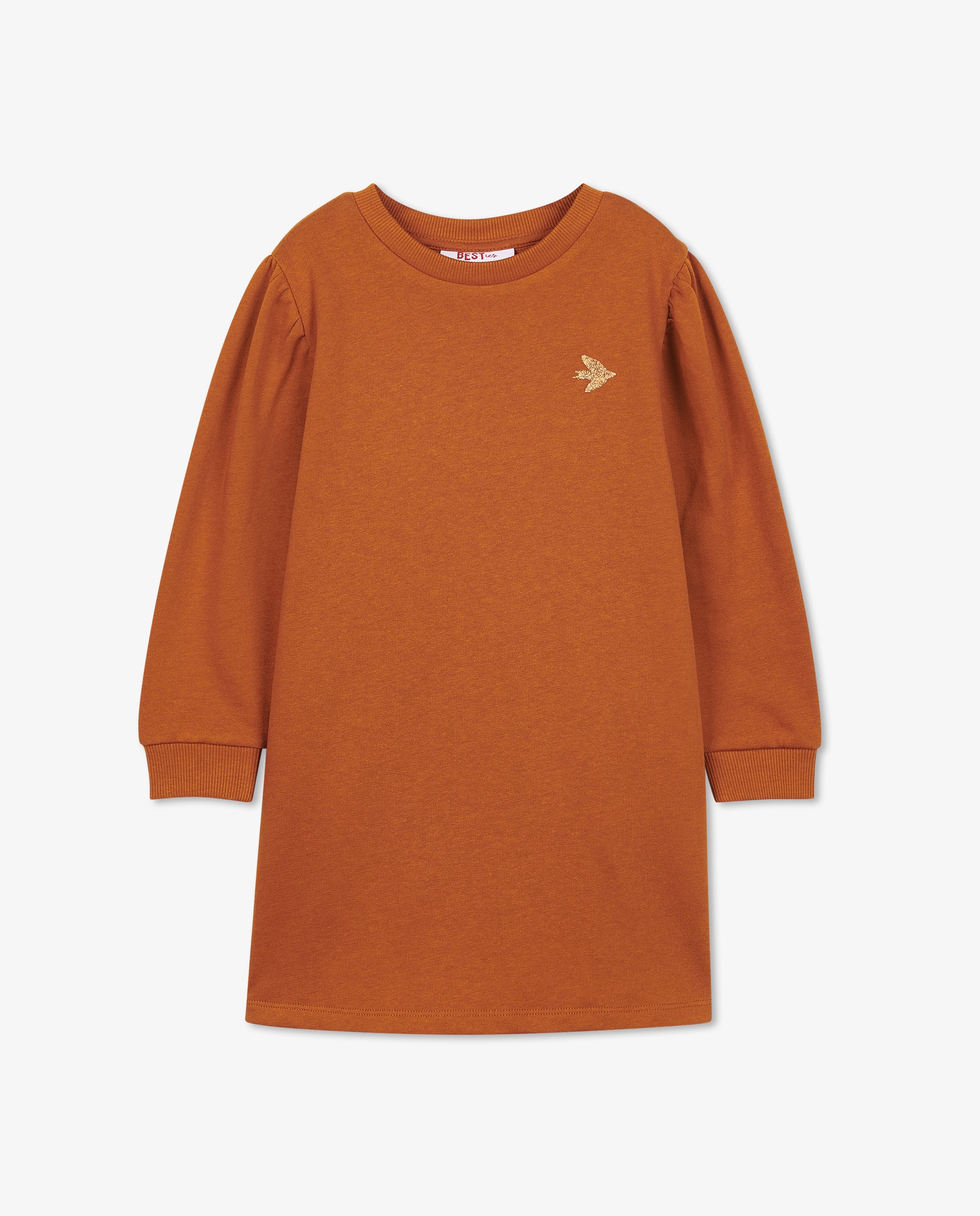 Kleedjes - Bruine sweaterjurk