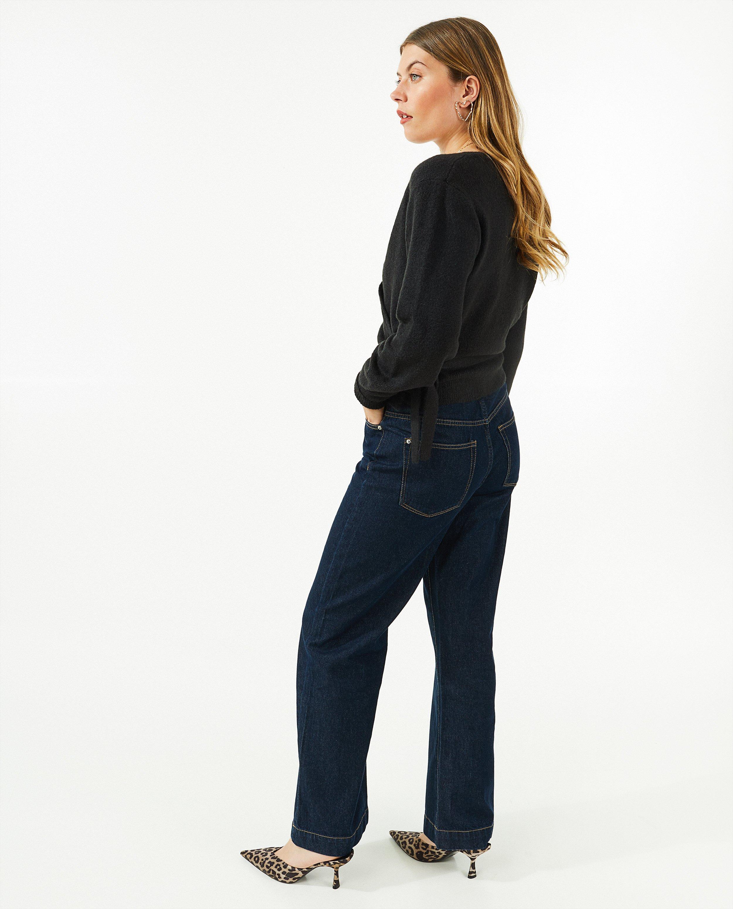 Zwarte cache coeur-trui - Product Detail - zwart - afbeelding nummer 3