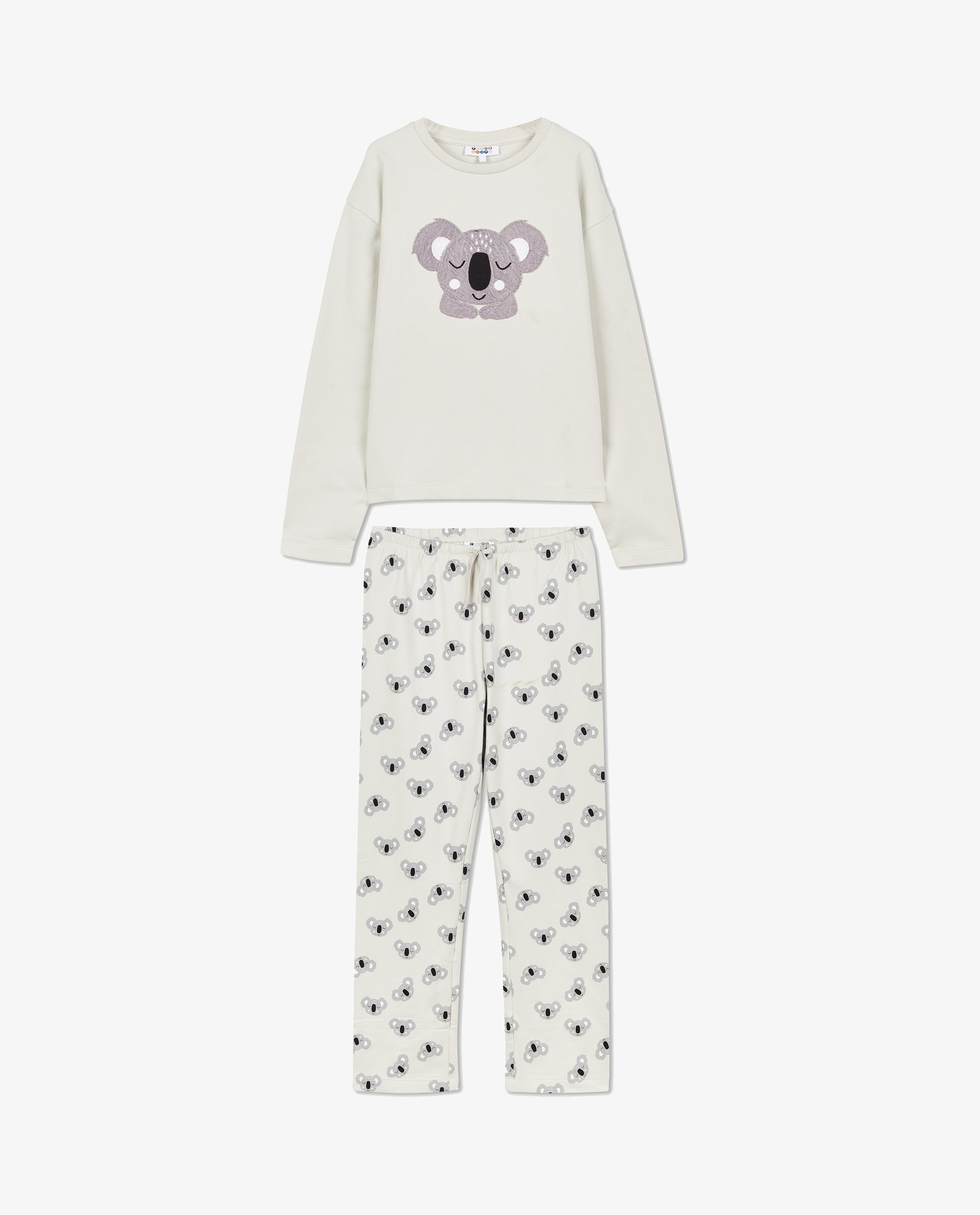 Nachtkleding - Grijze pyjama met koalaprint