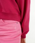 Broeken - Roze jeans, flared fit