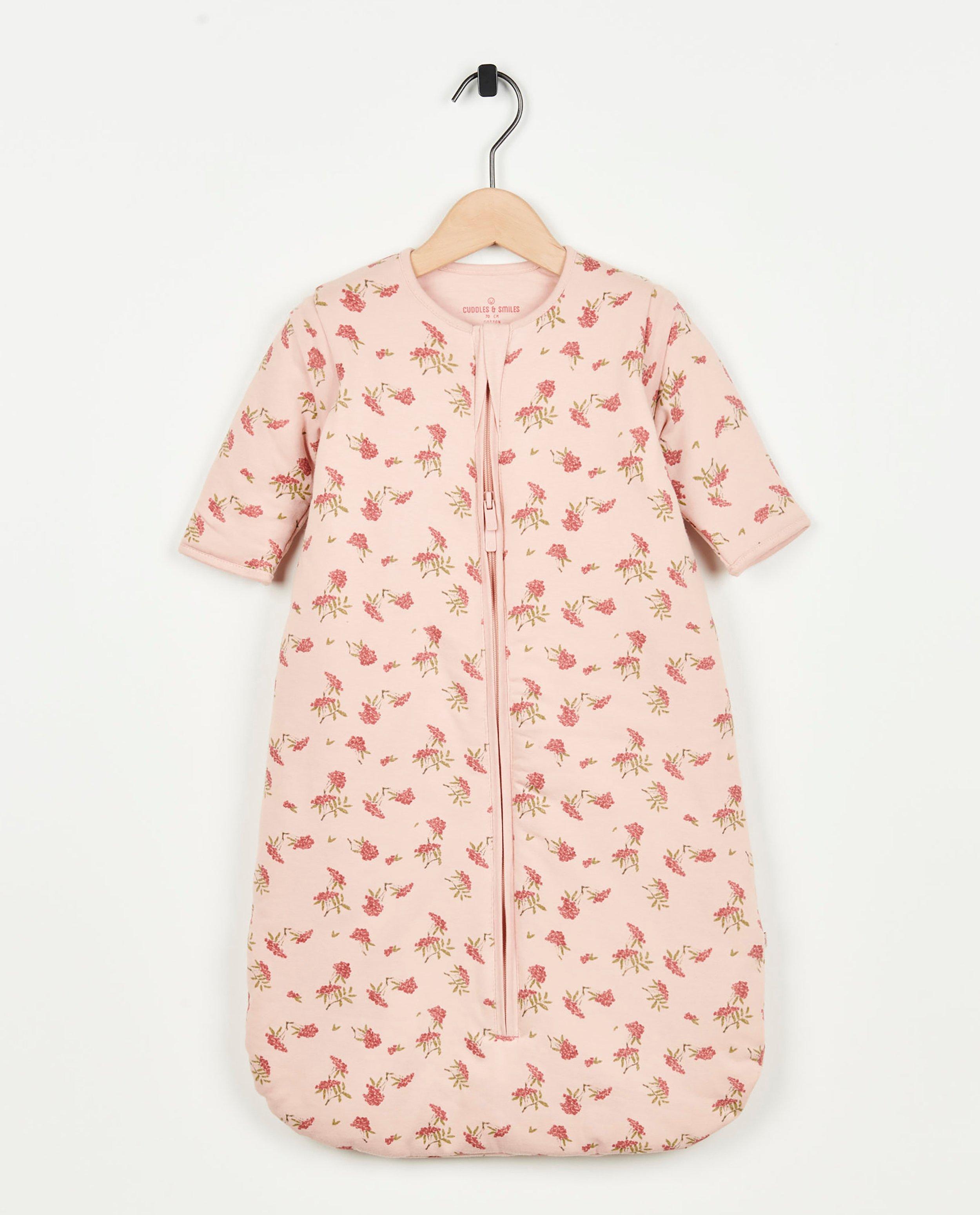 Roze slaapzak met print - null - Cuddles and Smiles