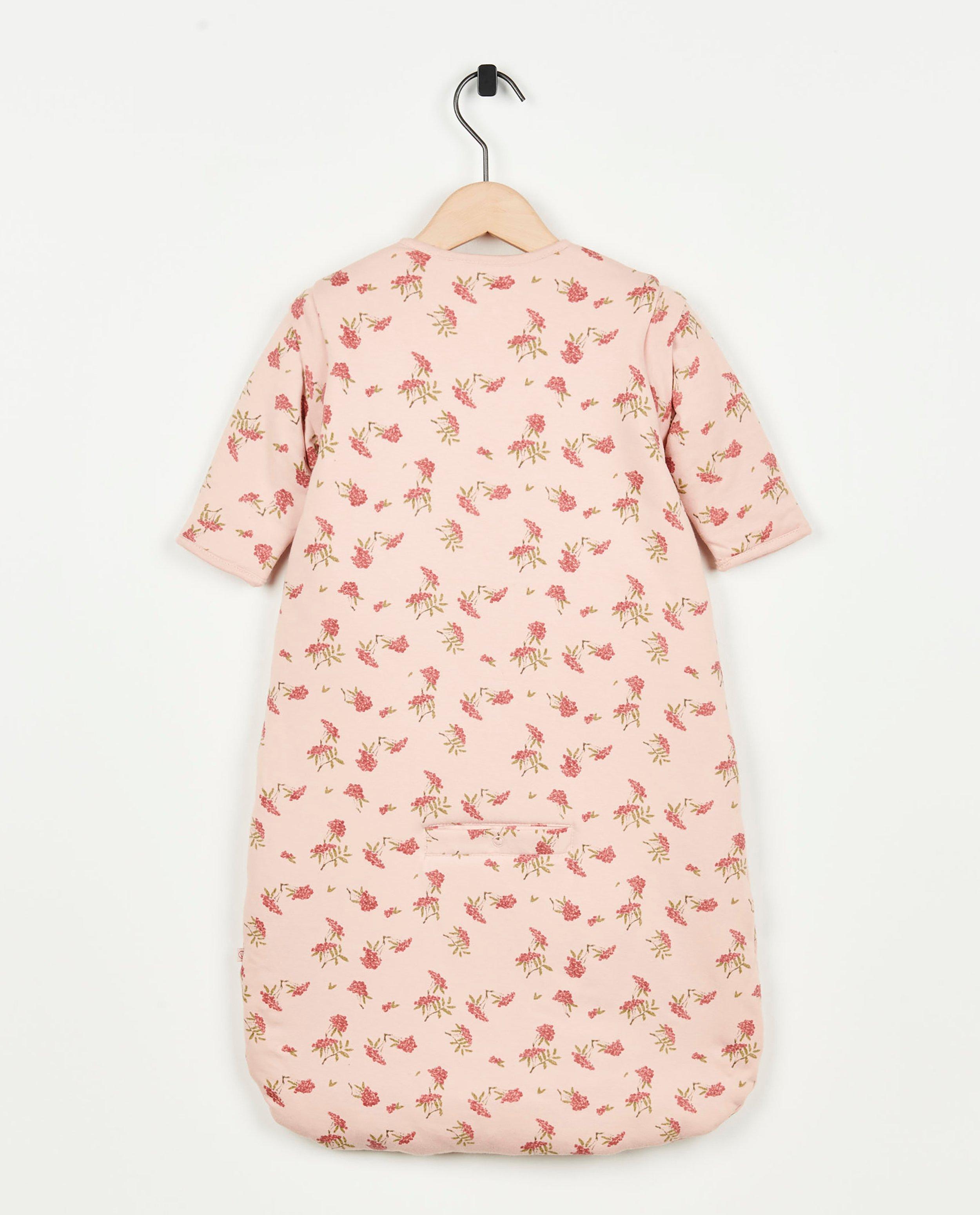 Babyspulletjes - Roze slaapzak met print