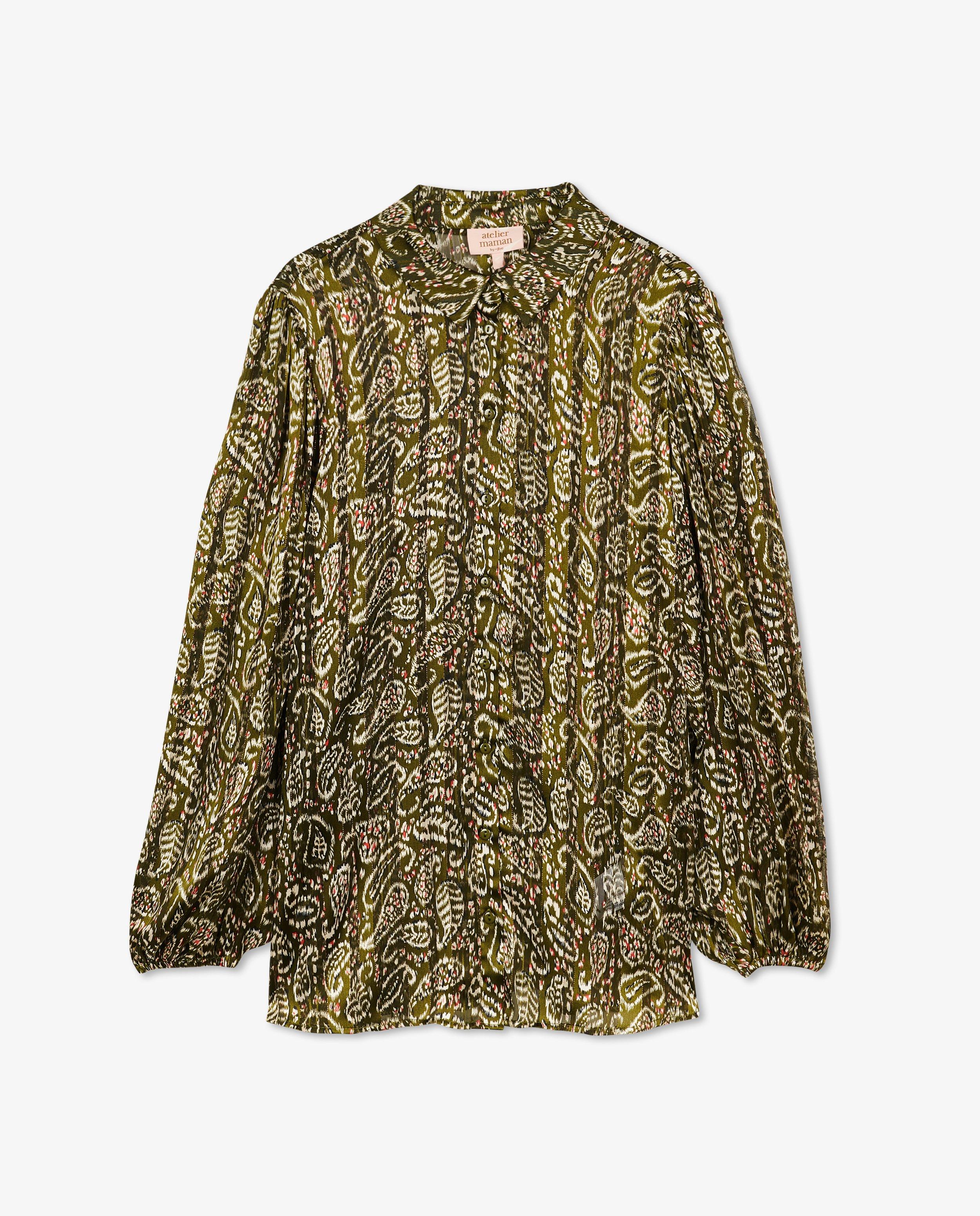 Hemden - Donkergroene blouse