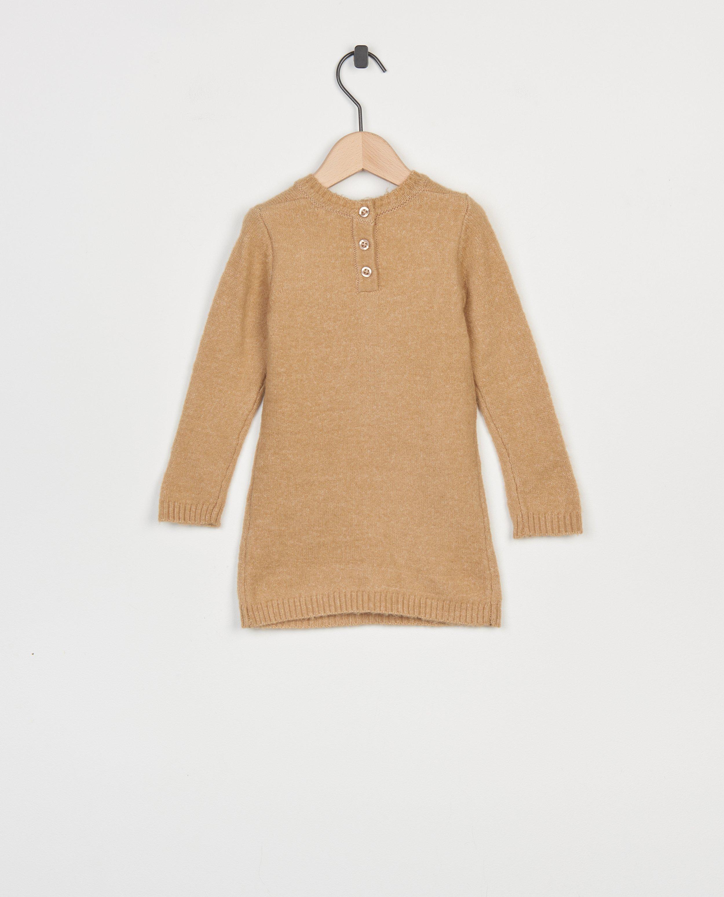 Kleedjes - Gebreide jurk met print
