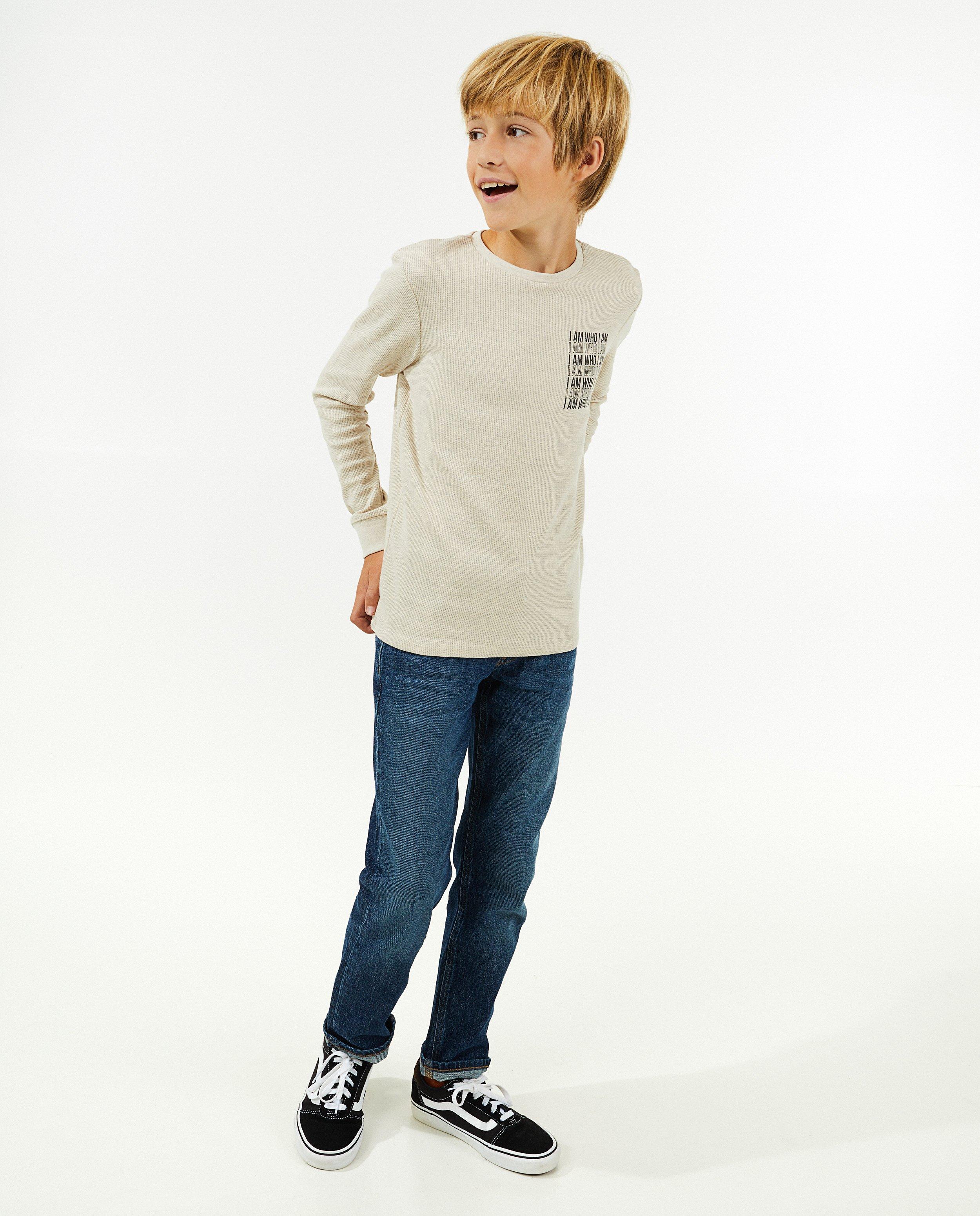Jeans post-consumer, slim fit - null - I AM