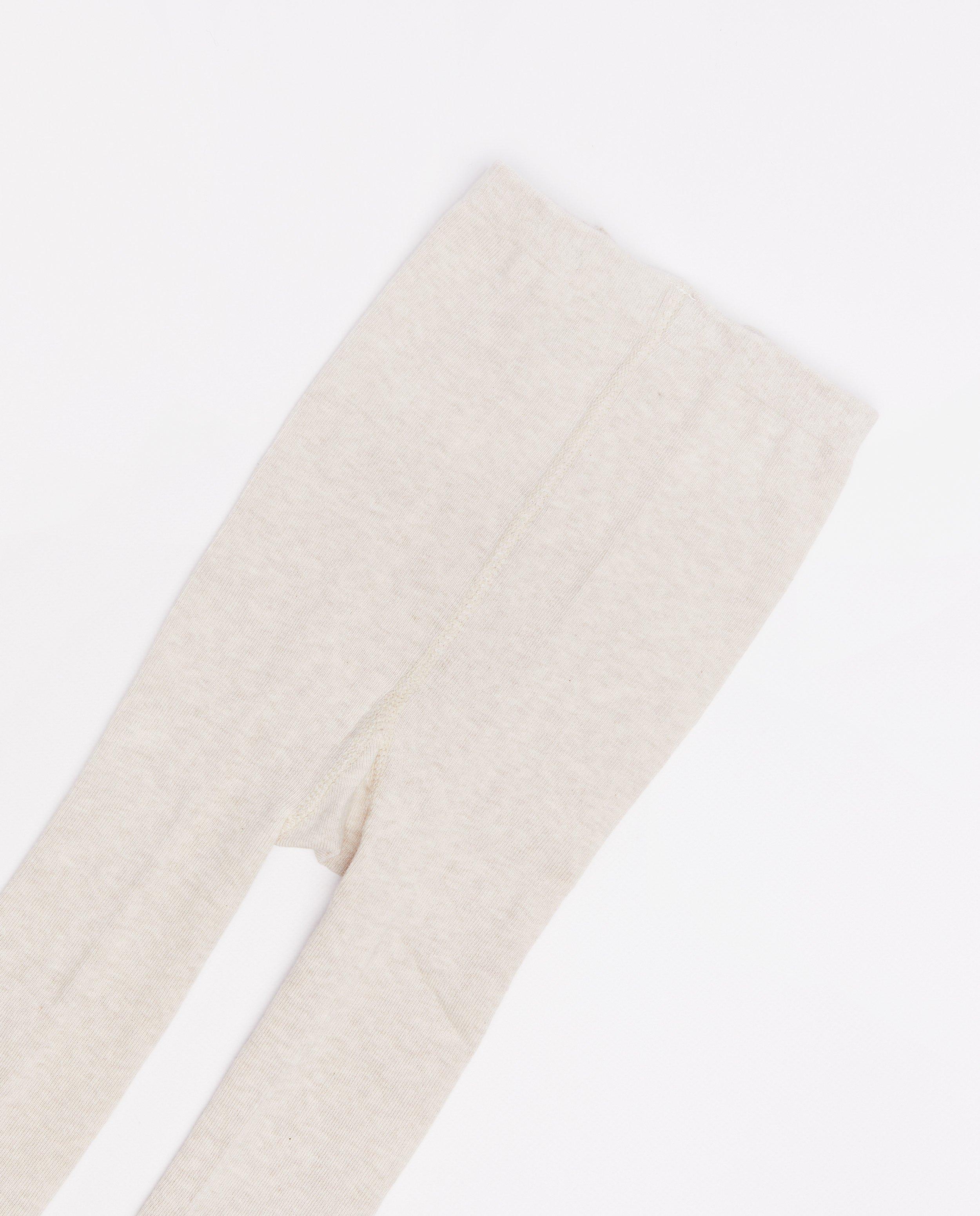 Chaussettes - Collant gris chiné