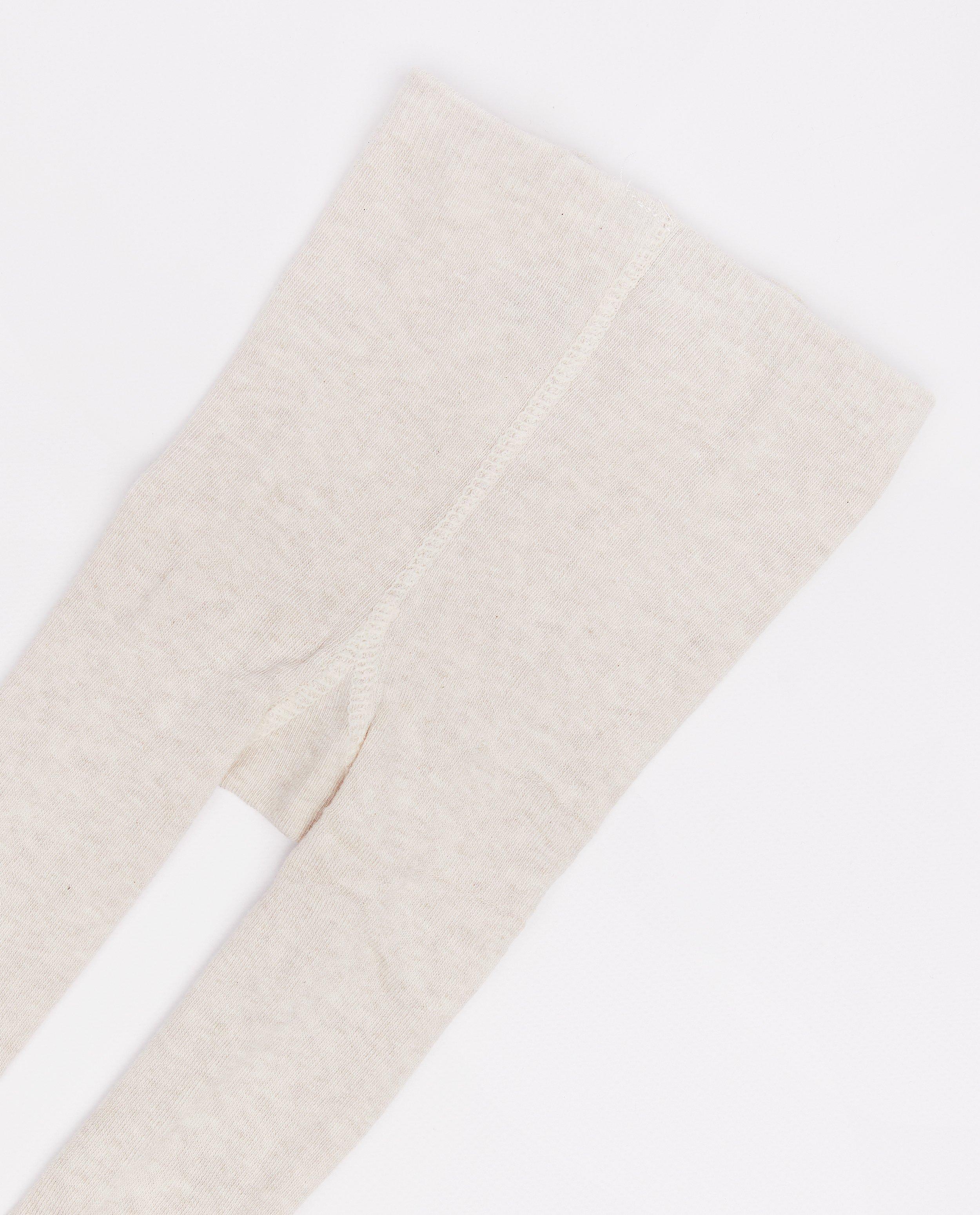 Chaussettes - Collant brun chiné