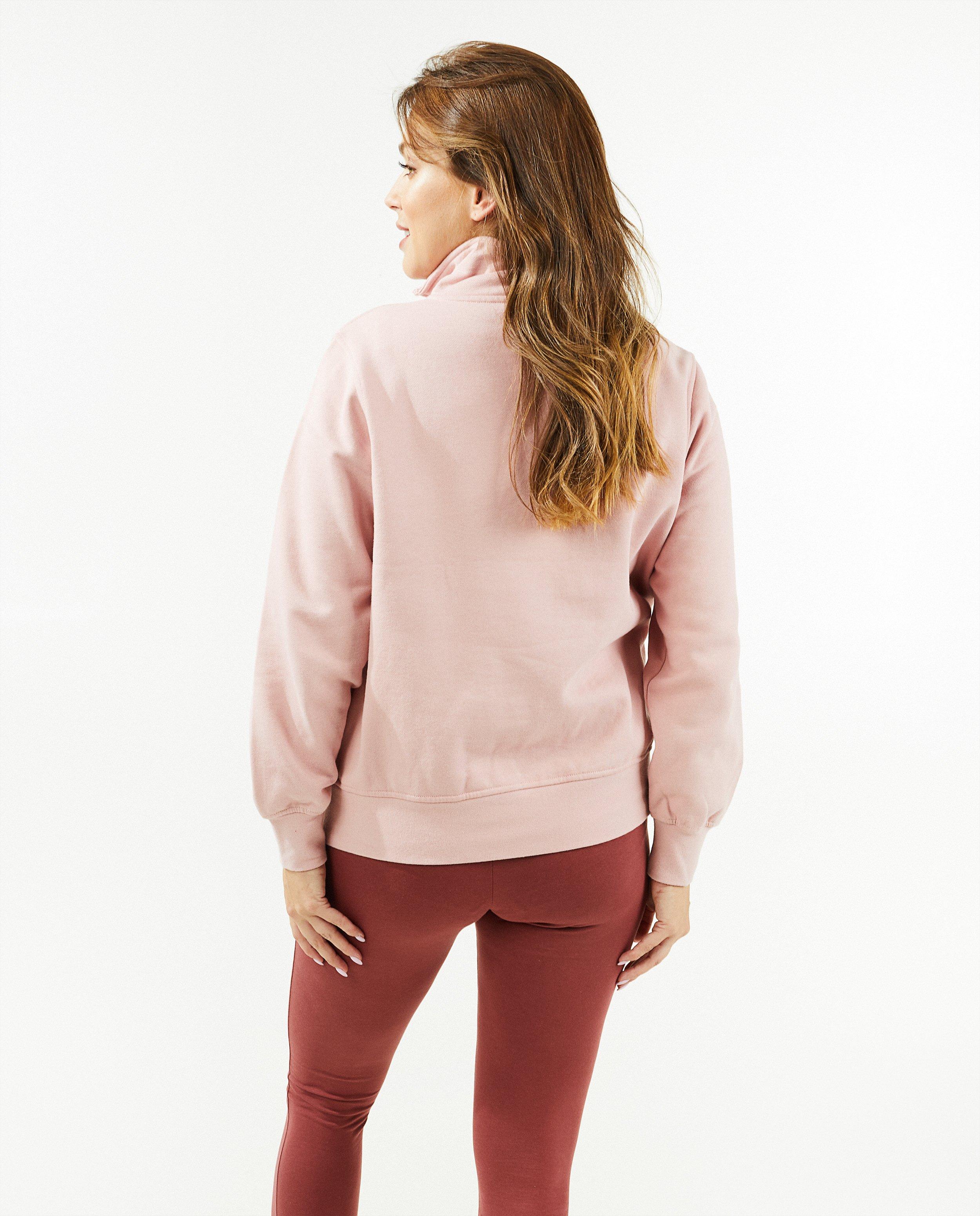Sweaters - Roze sweater met rits
