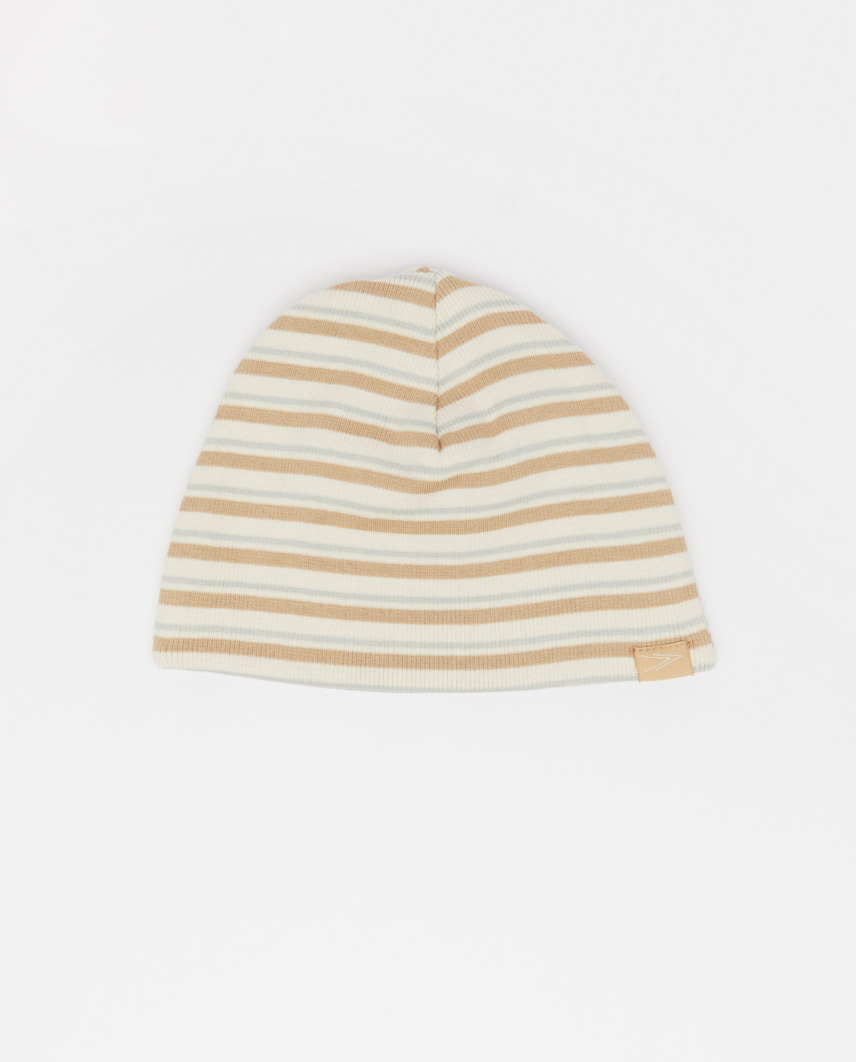 Bonnet écru à rayures - null - Levv