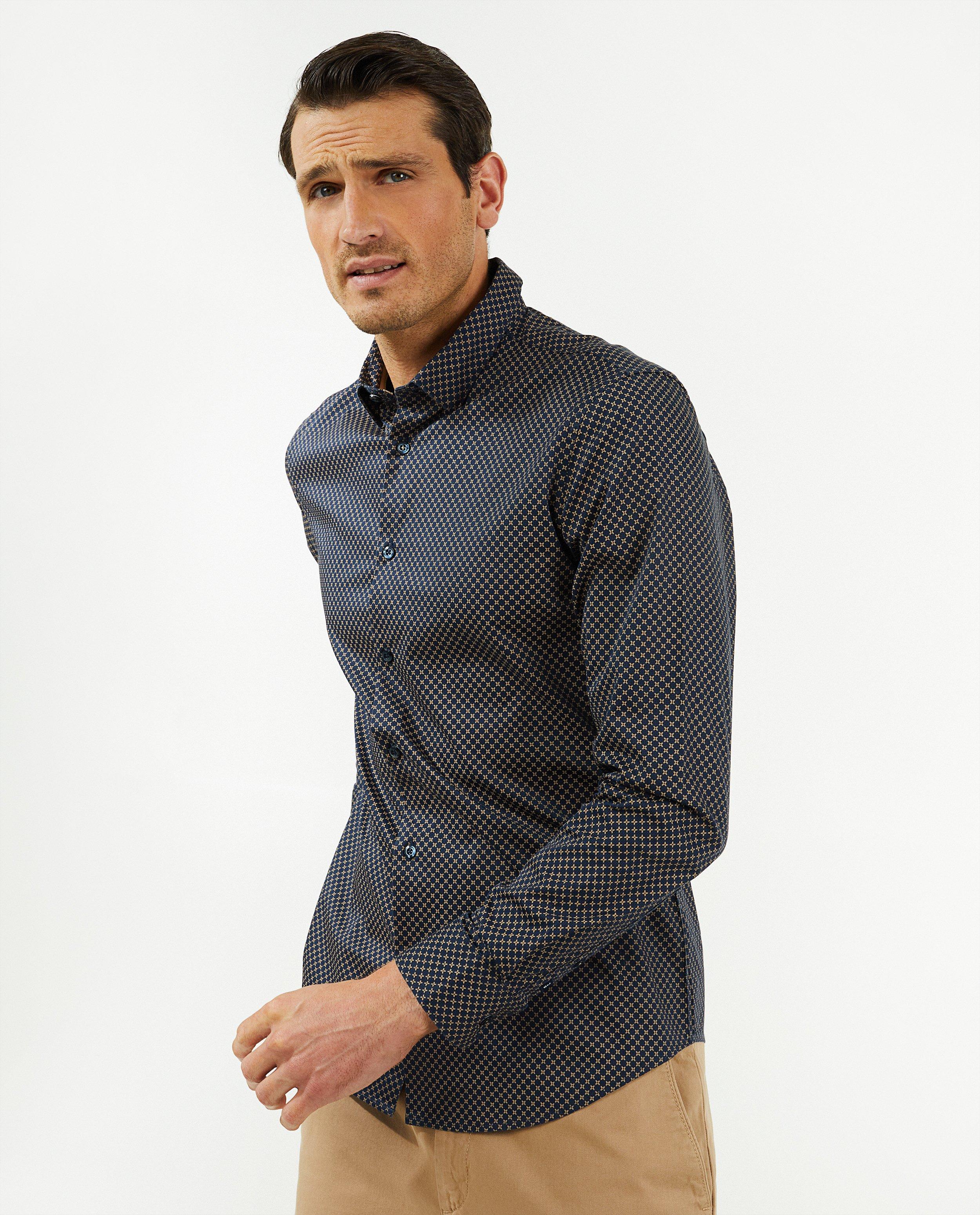 Chemises - Chemise bleu clair à imprimé