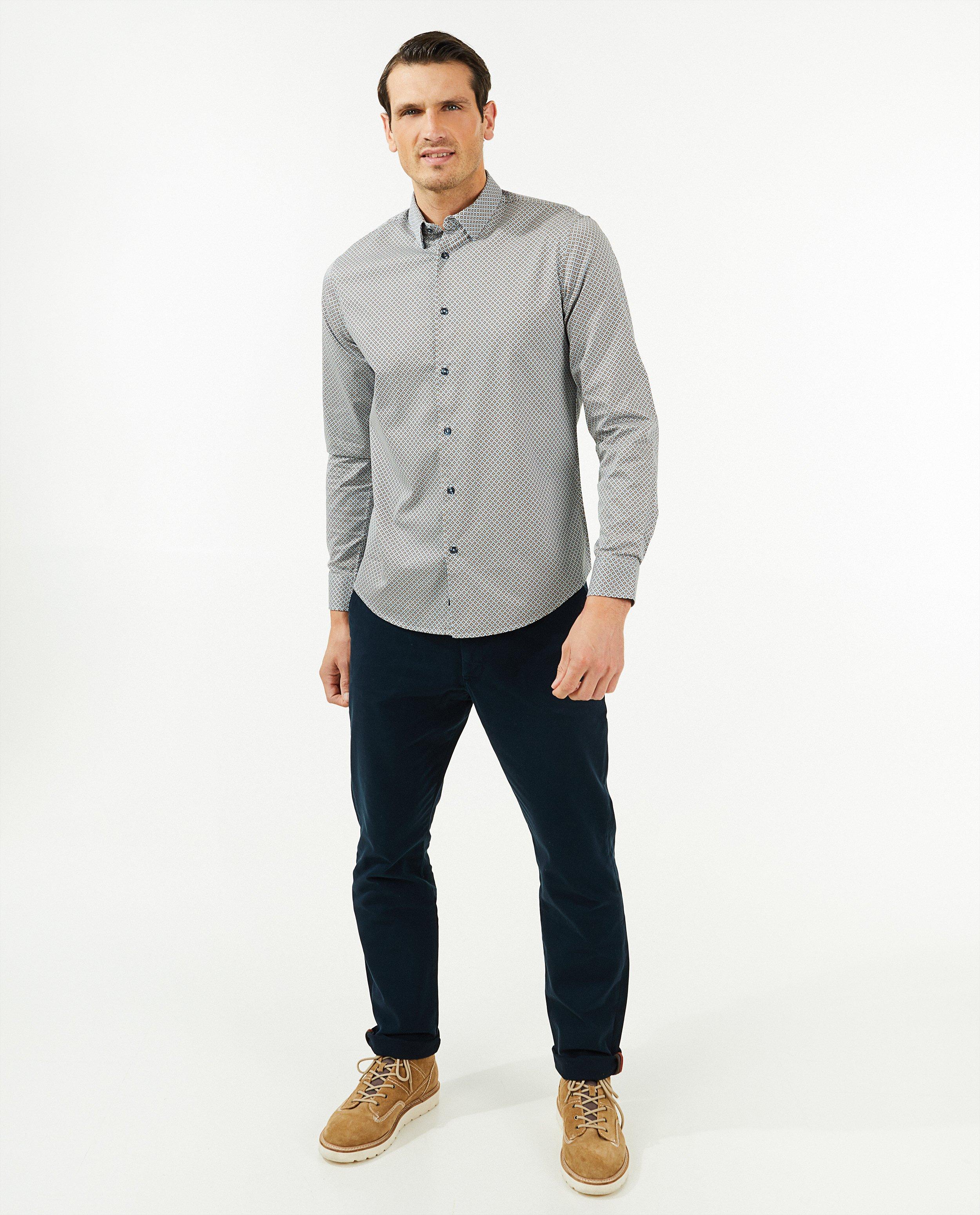 Chemises - Chemise bleu clair à imprimé
