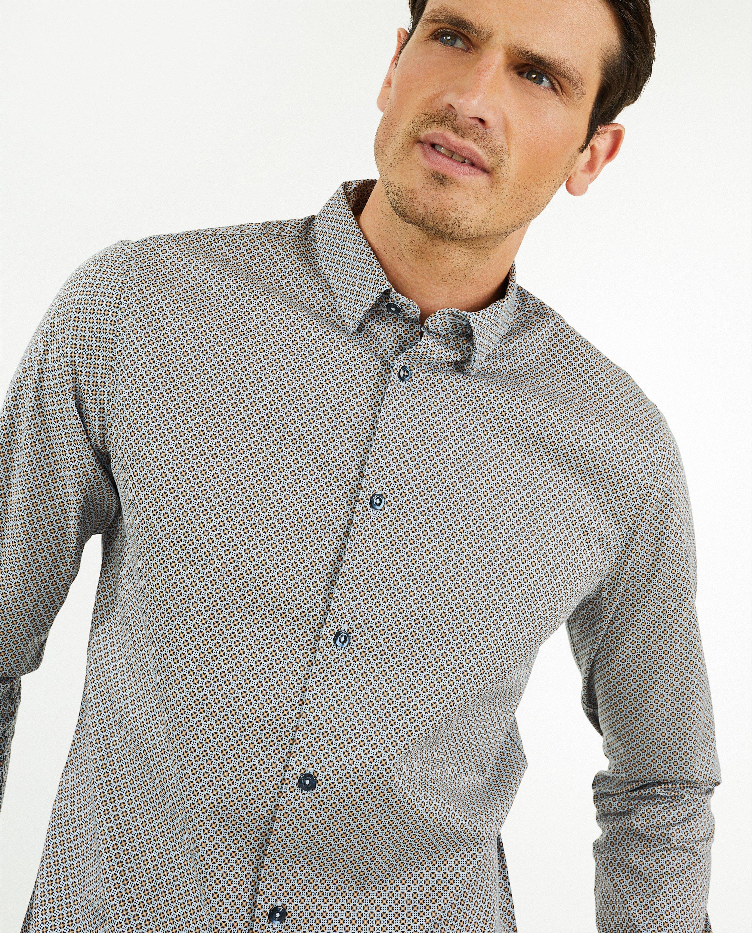 Chemises - Chemise bleu clair à imprimé
