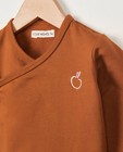 T-shirts - Warme longsleeve in roest