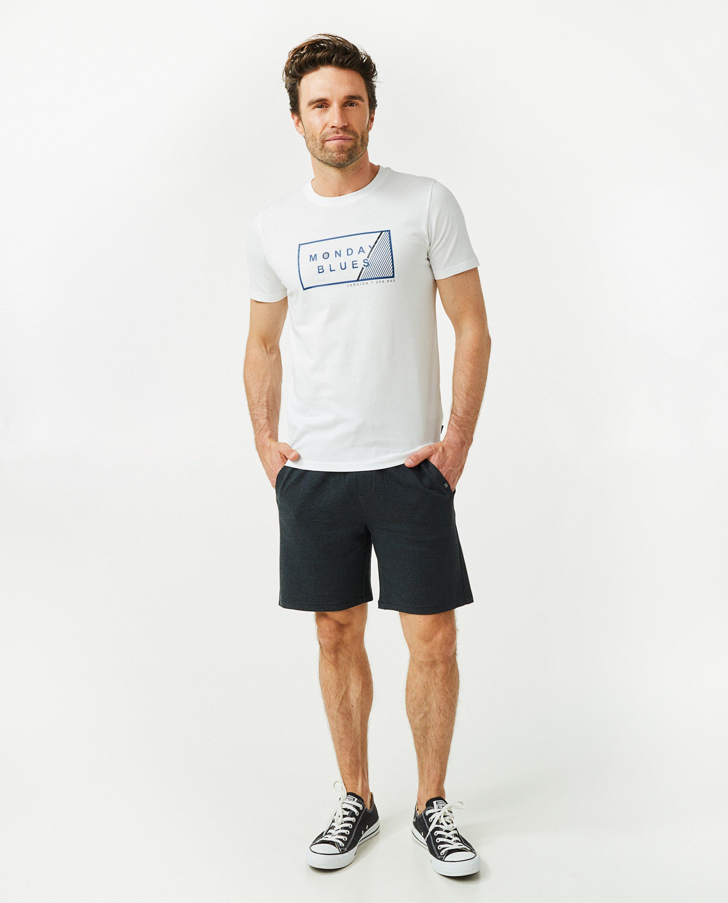 T-shirt blanc à imprimé - null - Quarterback