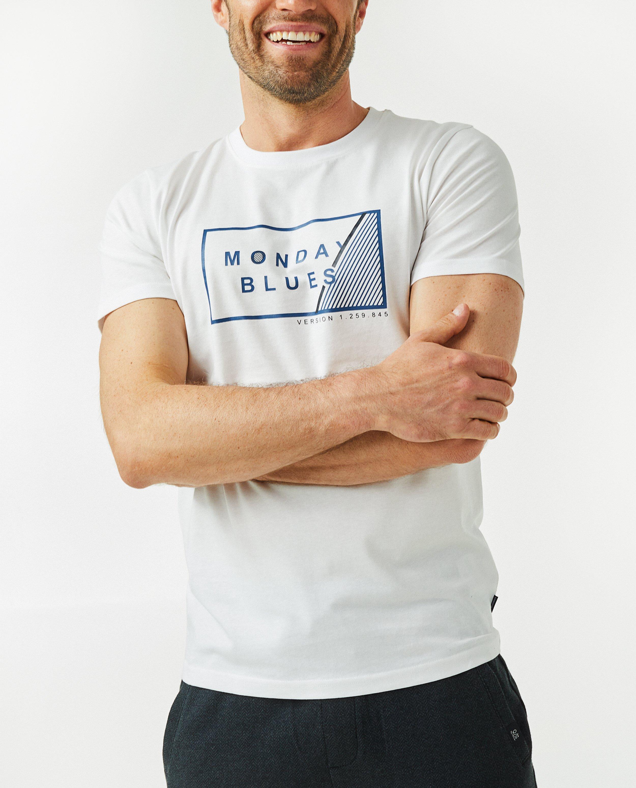 T-shirts - T-shirt blanc à imprimé