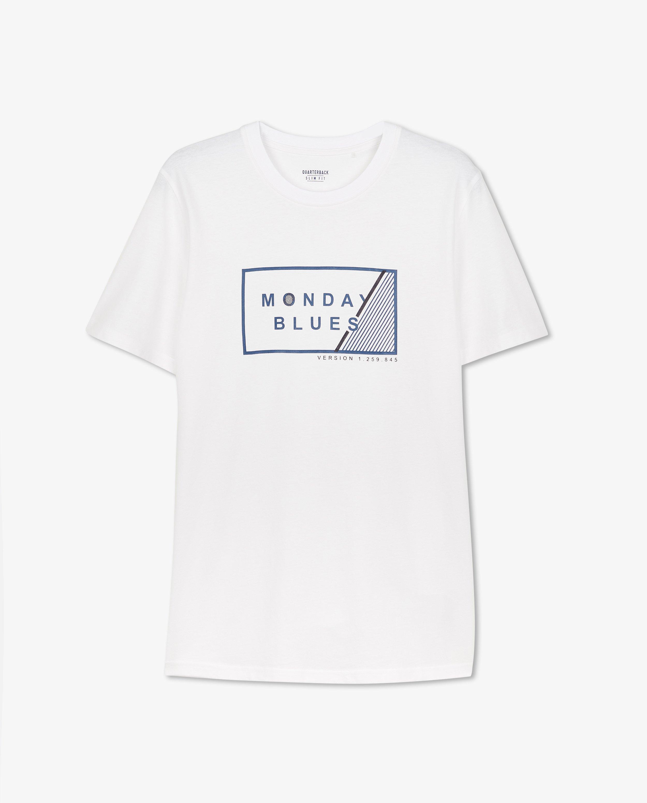 T-shirts - T-shirt blanc à imprimé