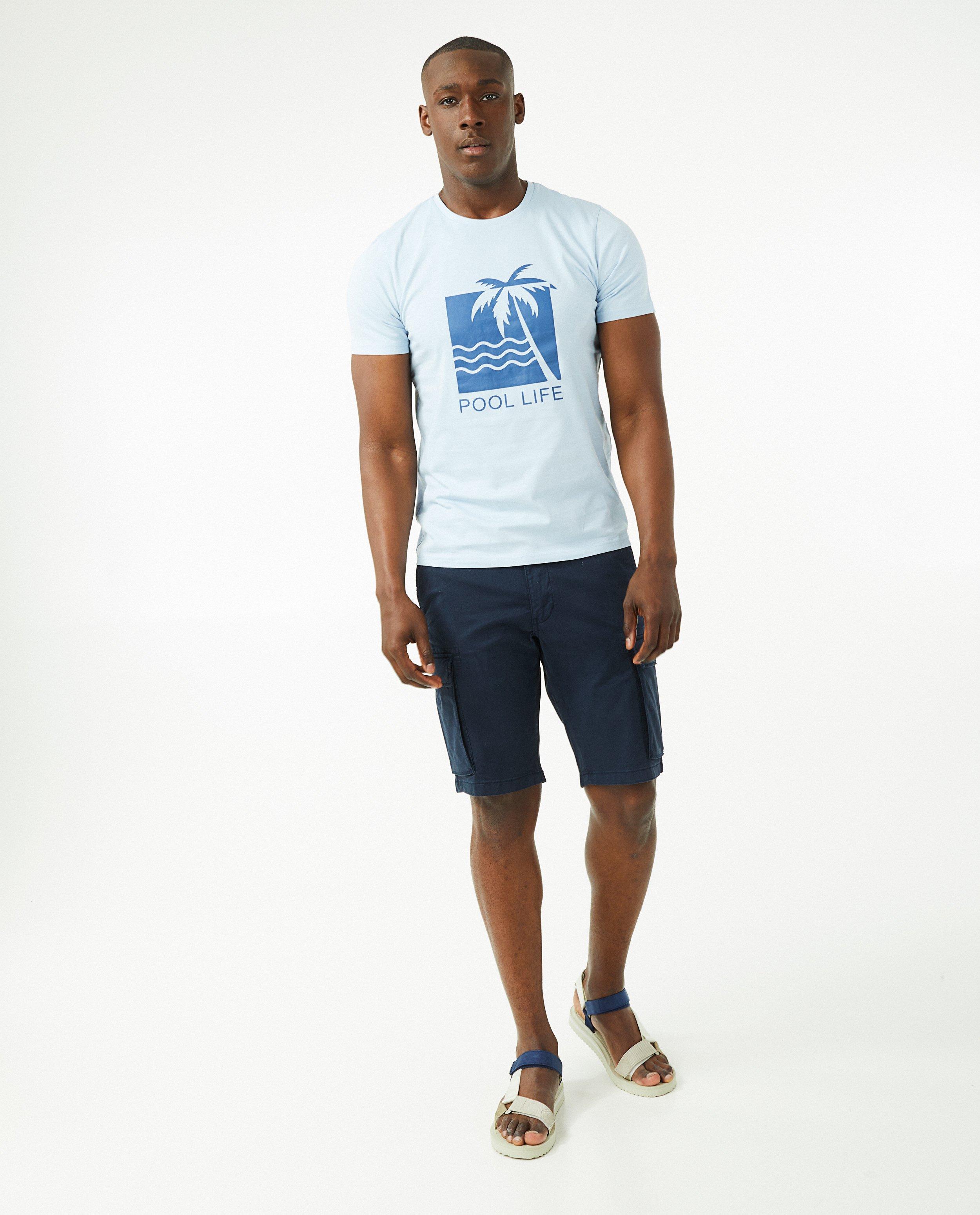 Groen T-shirt met print - null - Quarterback