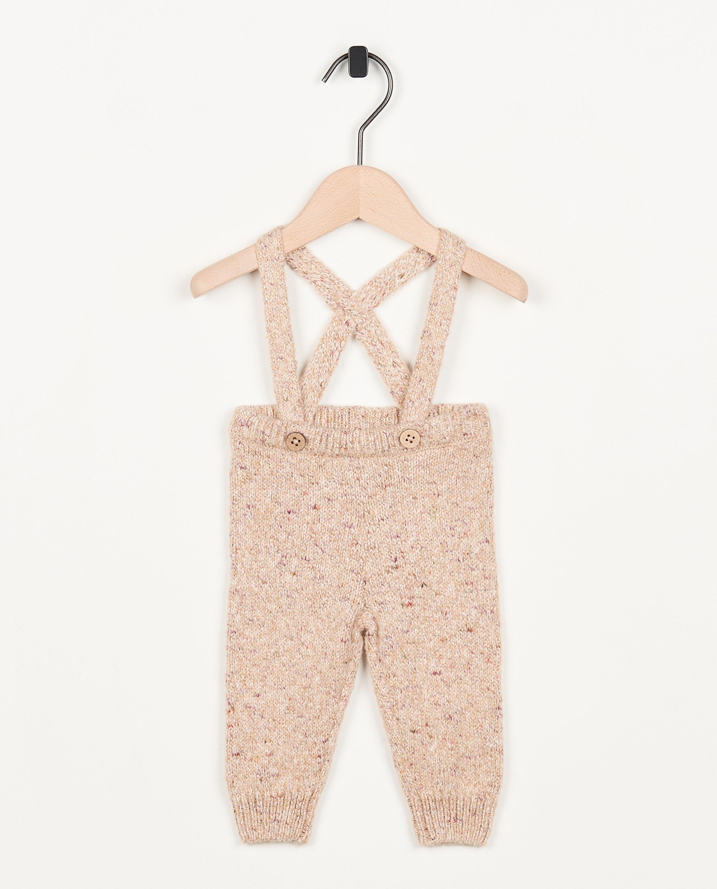 Beige gebreide broek - null - Newborn 50-68