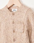 Combinaisons - Grenouillère beige en fin tricot