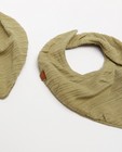 Babyspulletjes - Groen bandana slabbetje