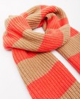Breigoed - Bruine sjaal met strepen