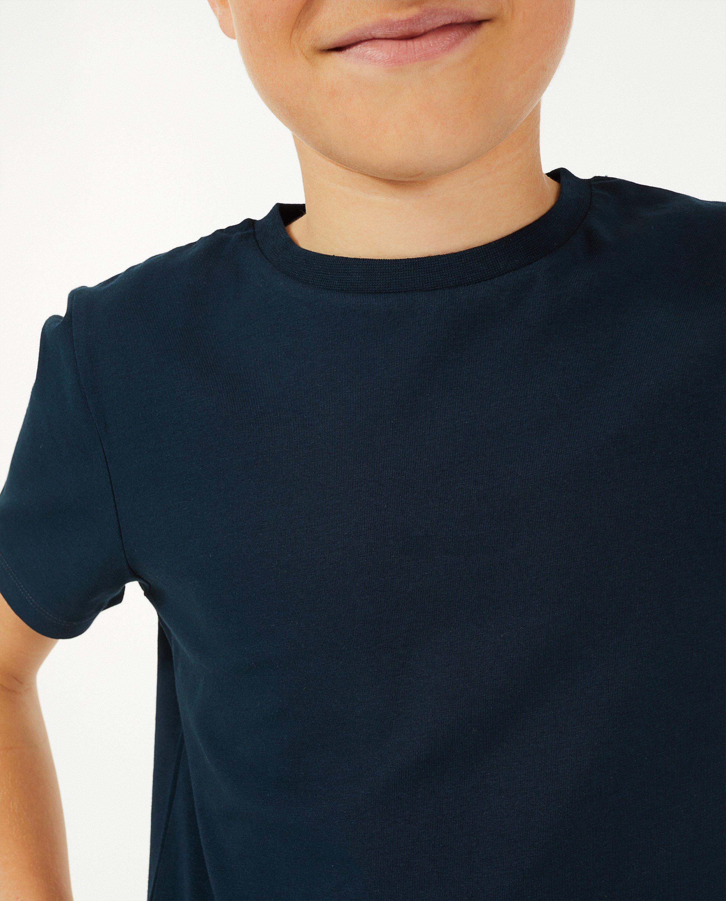 Fuchsia T-shirt, kinderen - Product Detail - donkerblauw - afbeelding nummer 4