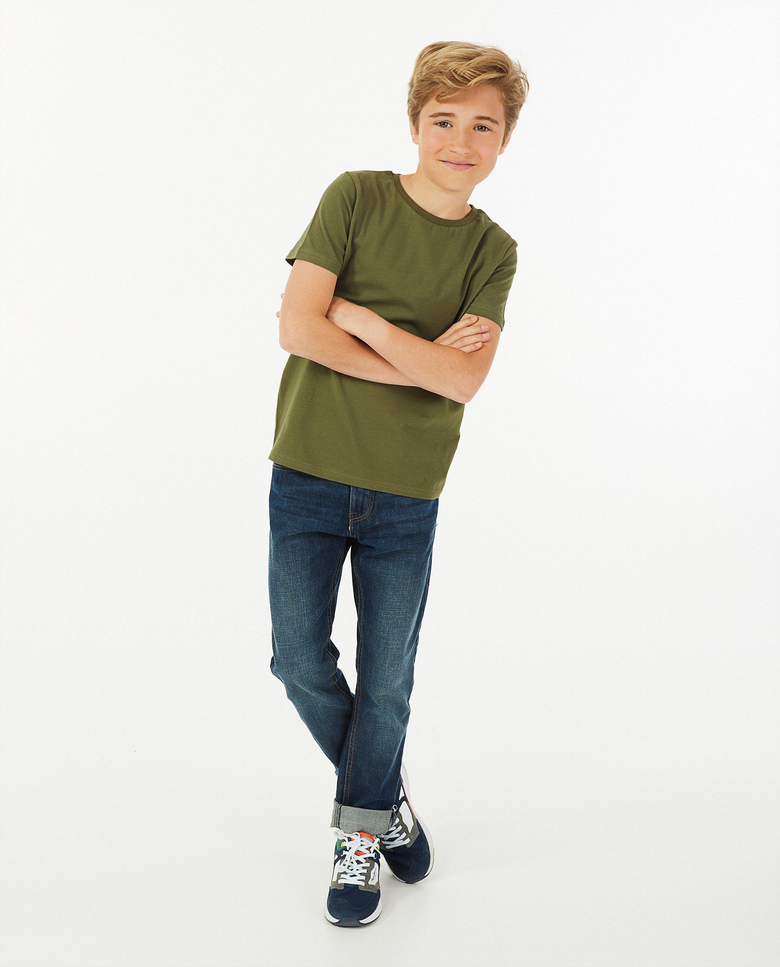 Fuchsia T-shirt, kinderen - Product Detail - khaki - afbeelding nummer 1